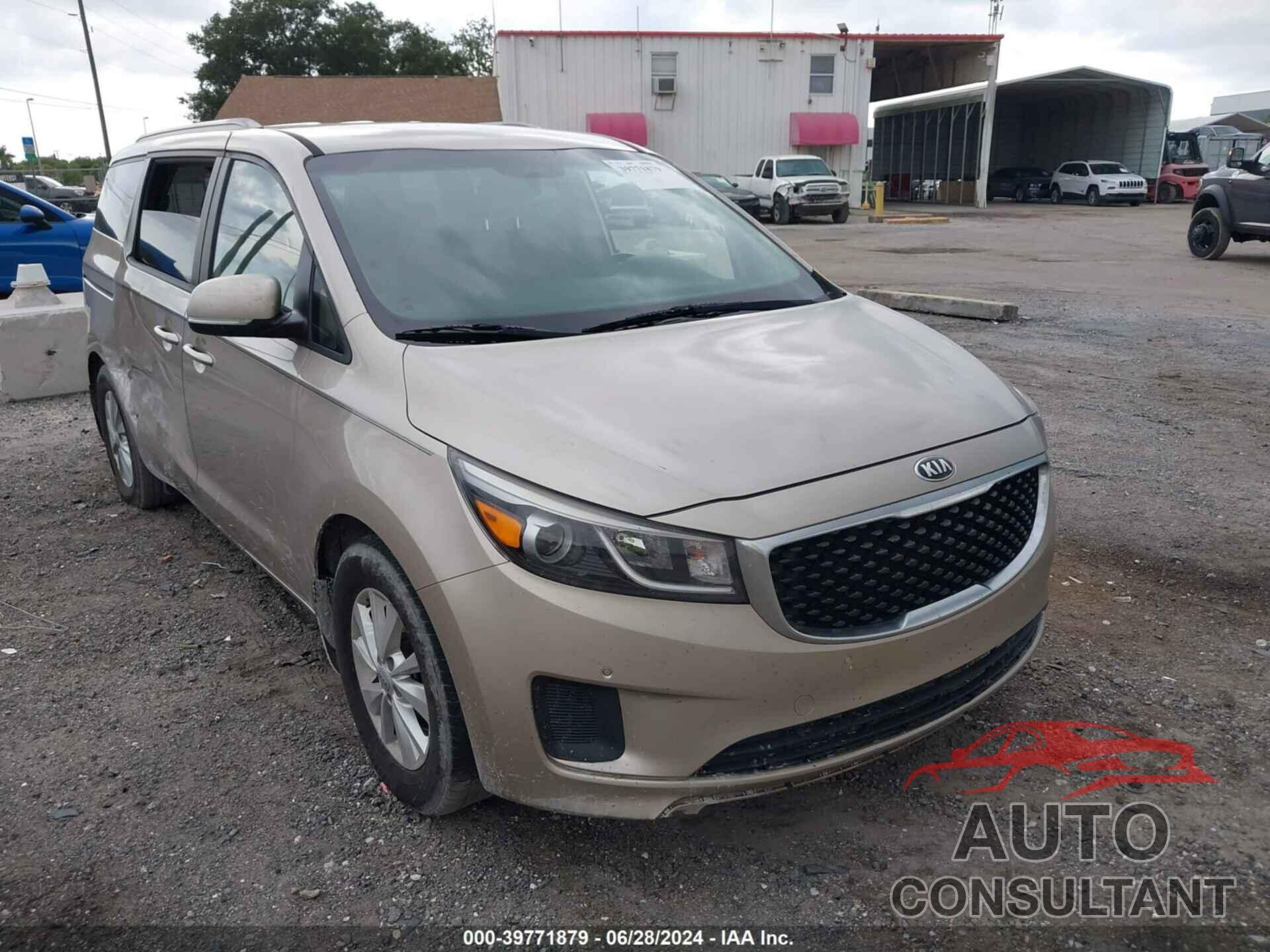 KIA SEDONA 2016 - KNDMB5C18G6215985