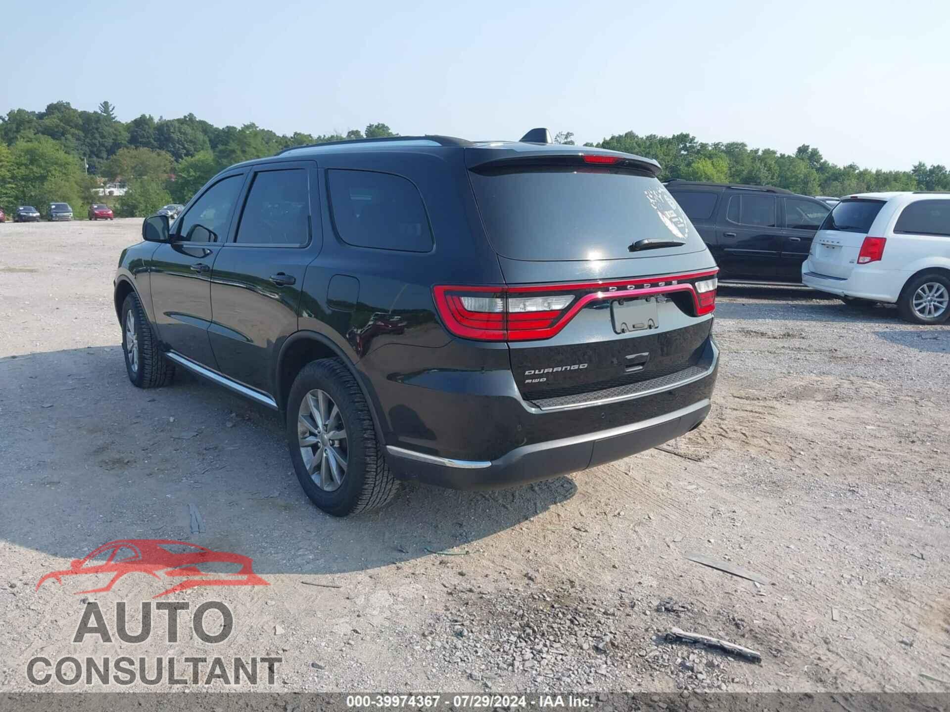 DODGE DURANGO 2017 - 1C4RDJAG8HC762225