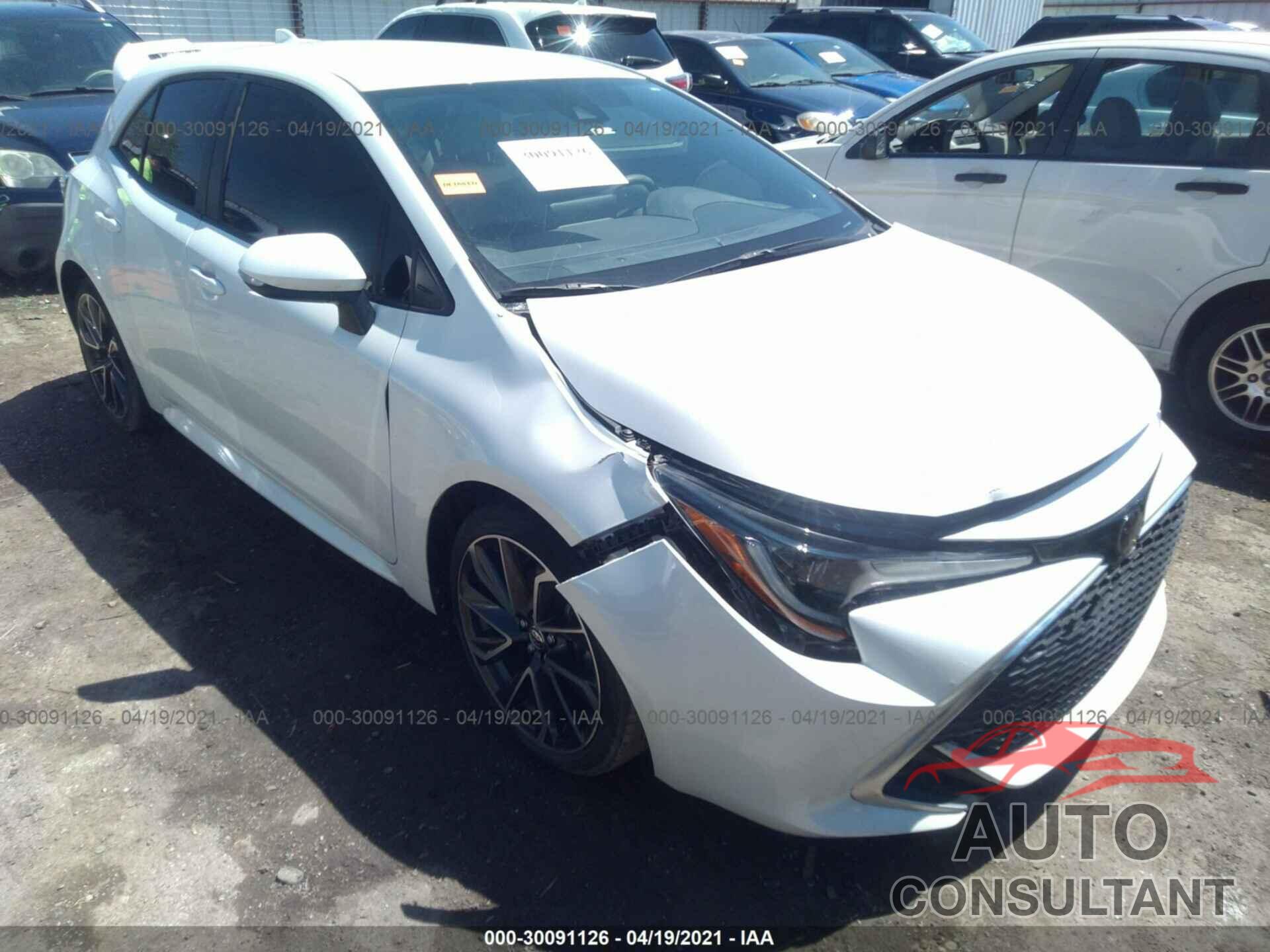 TOYOTA COROLLA HATCHBACK 2019 - JTNK4RBEXK3002085