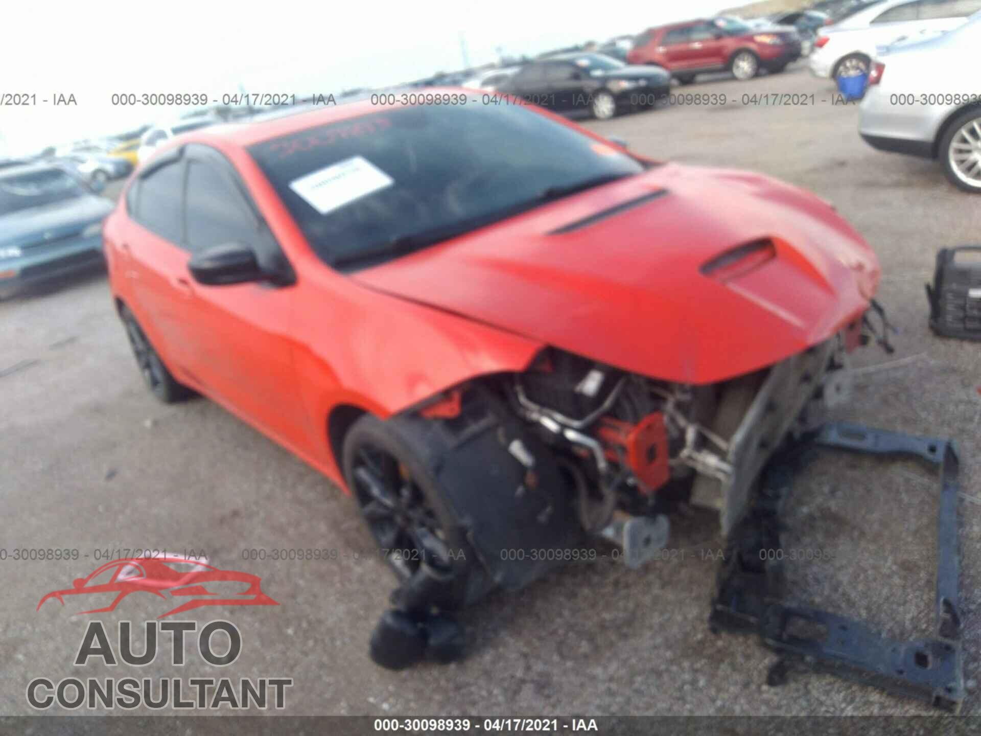 DODGE DART 2016 - 1C3CDFBB0GD701275