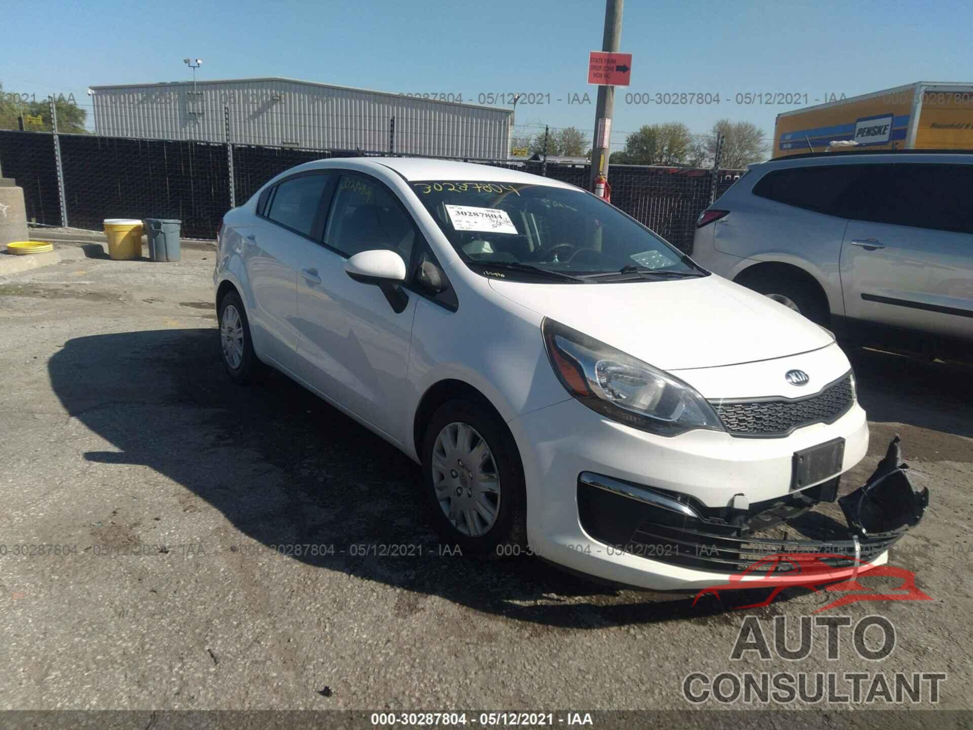 KIA RIO 2016 - KNADM4A37G6543128
