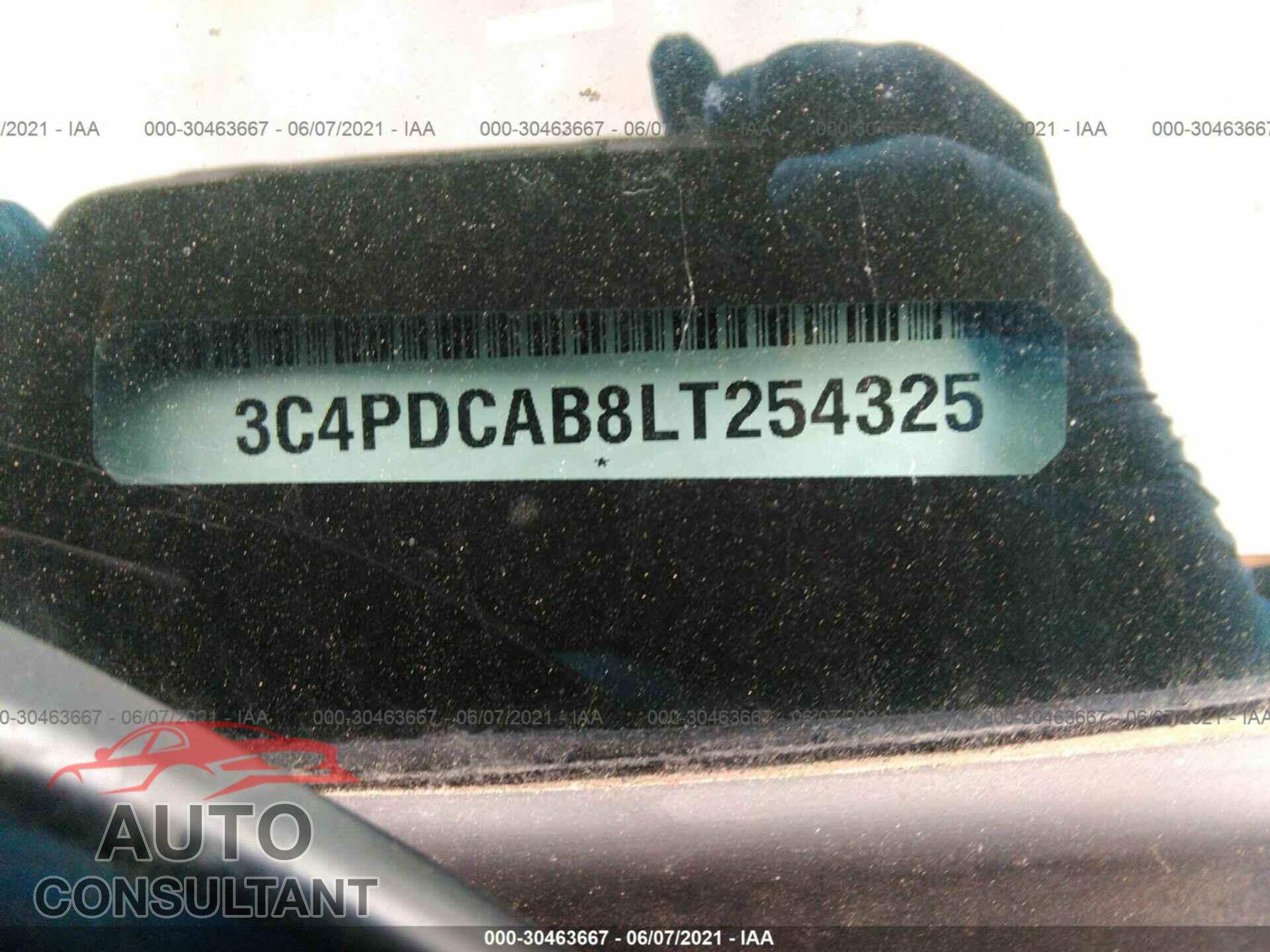 DODGE JOURNEY 2020 - 3C4PDCAB8LT254325