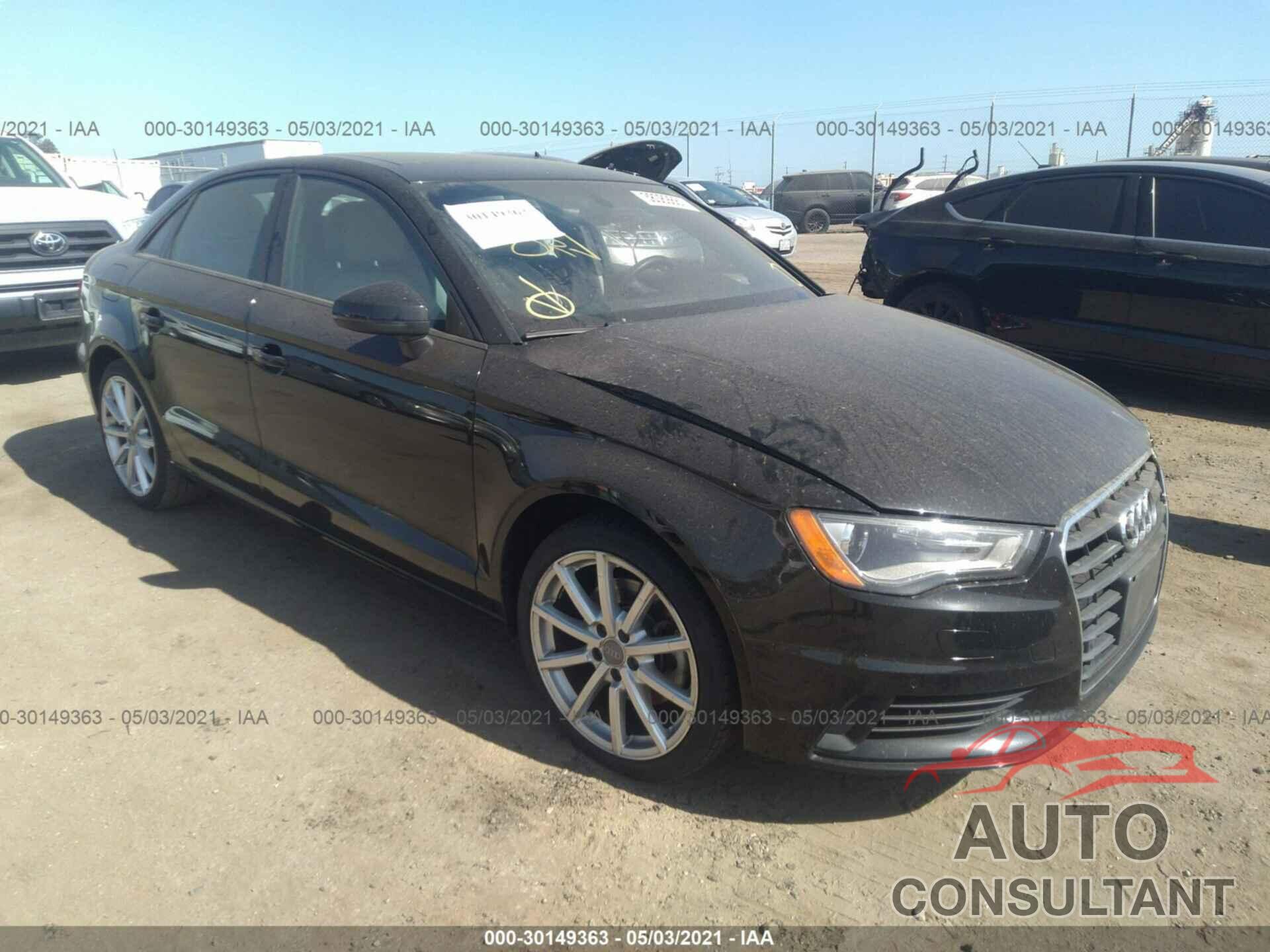 AUDI A3 2016 - WAUA7GFF2G1013113