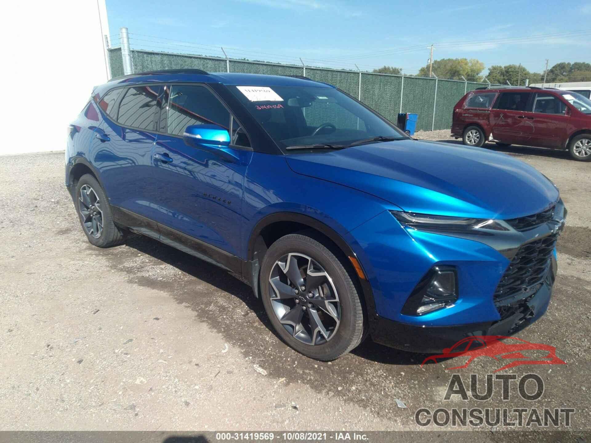 CHEVROLET BLAZER 2019 - 3GNKBERS1KS607127