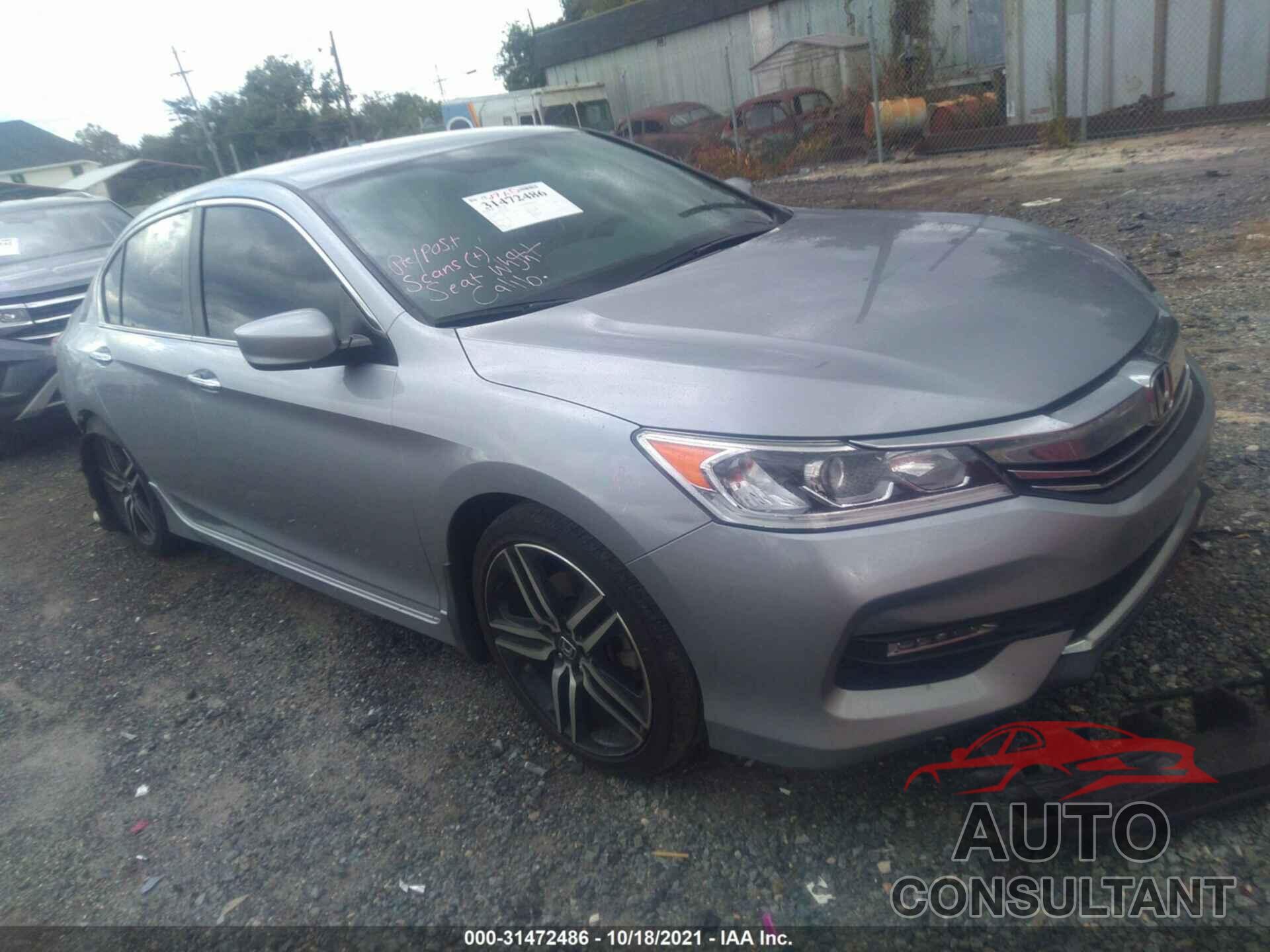HONDA ACCORD SEDAN 2017 - 1HGCR2F11HA058981