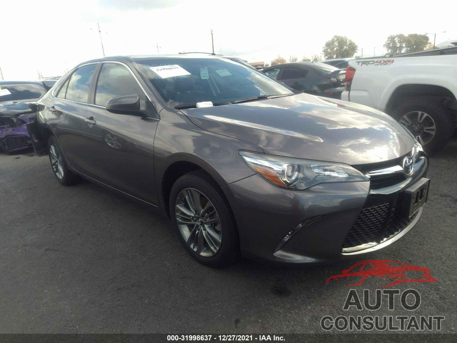 TOYOTA CAMRY 2017 - 4T1BF1FK0HU278189