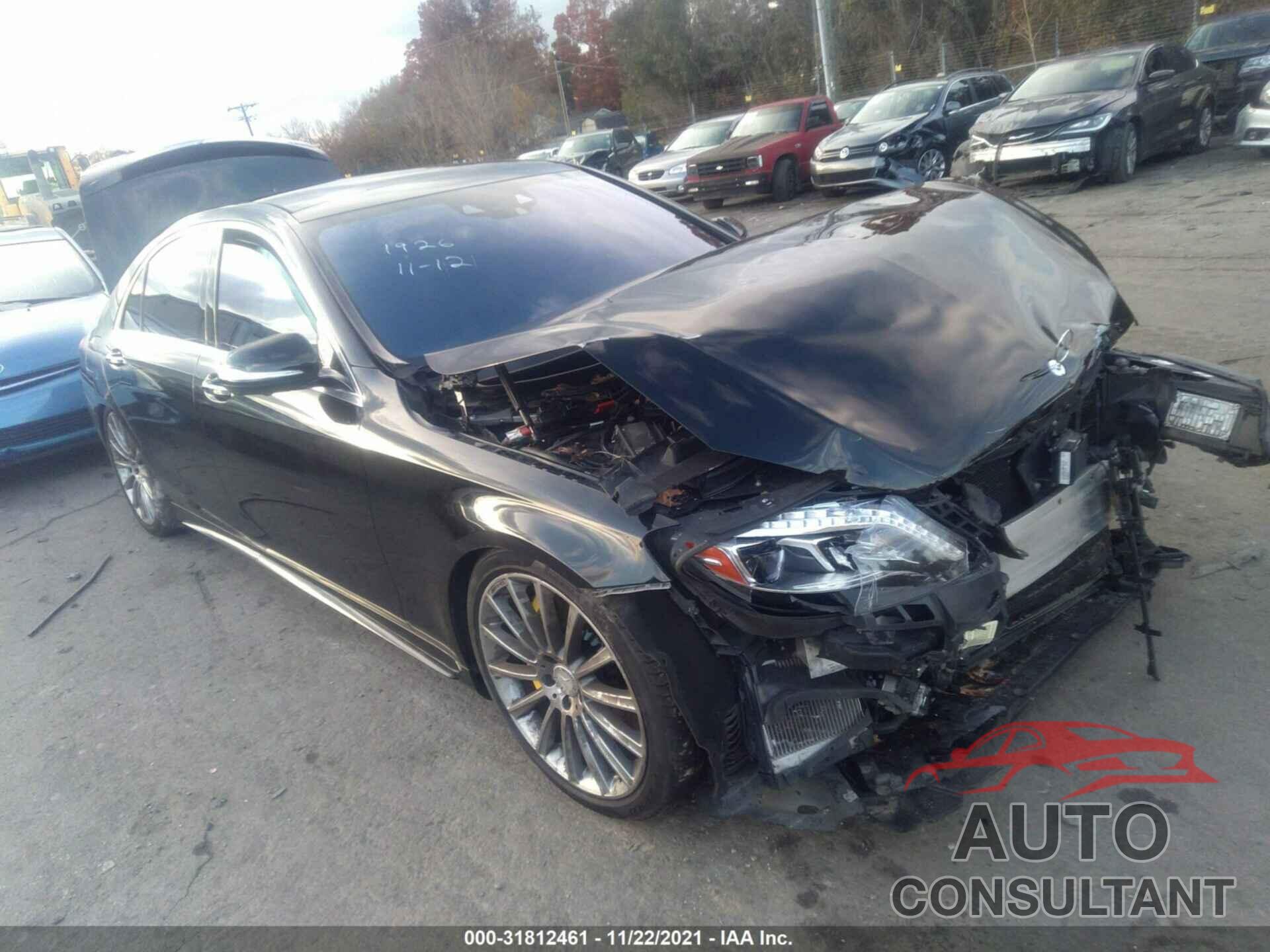 MERCEDES-BENZ S-CLASS 2016 - WDDUG8CB0GA244993