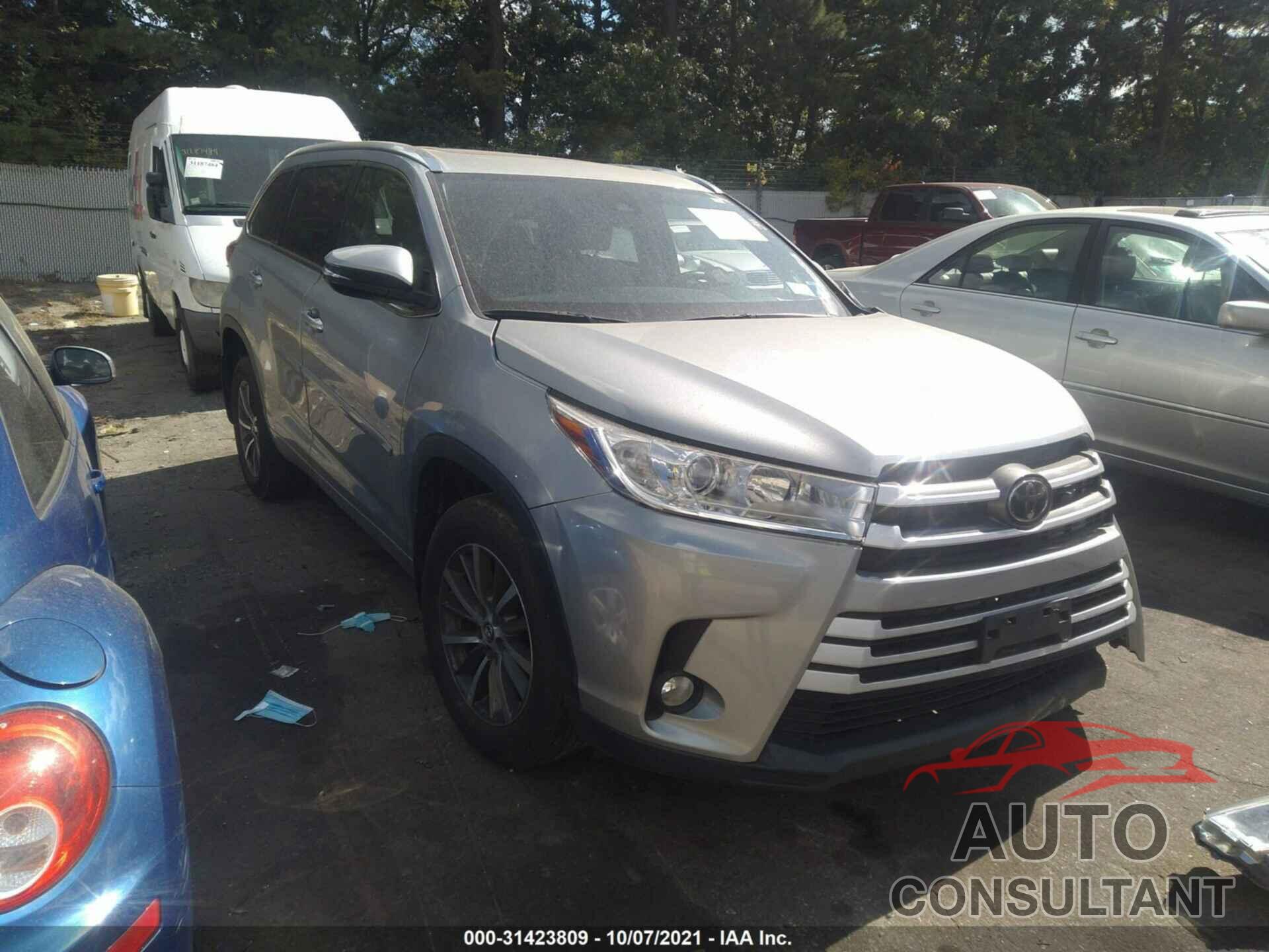 TOYOTA HIGHLANDER 2017 - 5TDJZRFH2HS446980