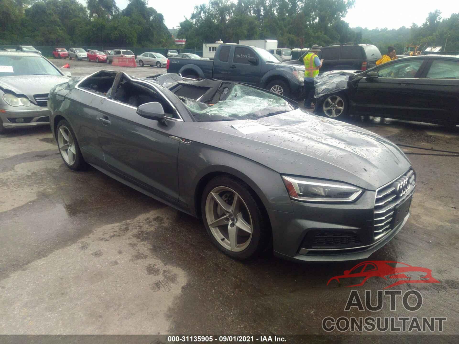 AUDI A5 COUPE 2018 - WAUTNAF51JA045691