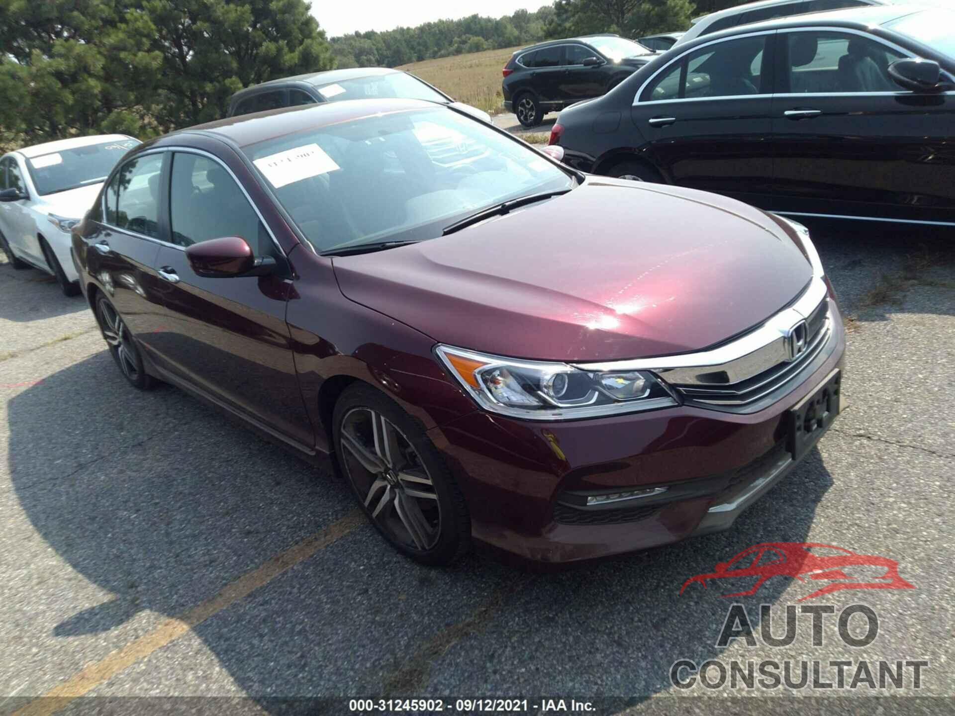 HONDA ACCORD SEDAN 2016 - 1HGCR2F52GA234776