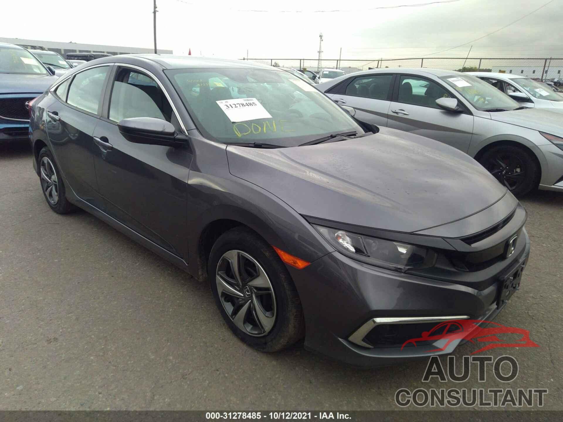 HONDA CIVIC SEDAN 2019 - 2HGFC2F65KH595808