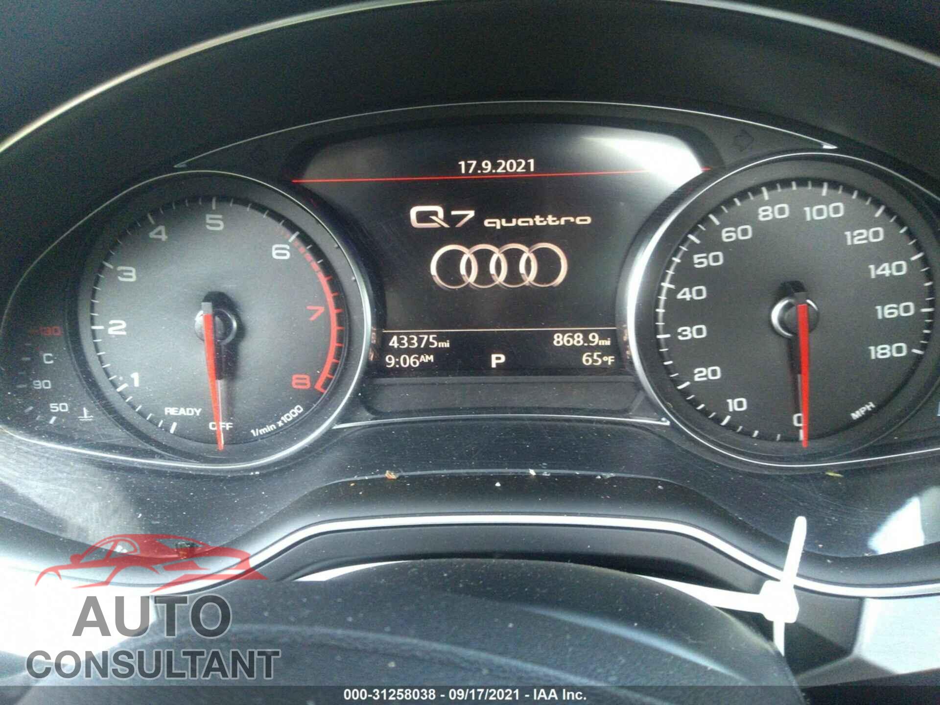 AUDI Q7 2017 - WA1AAAF74HD020939
