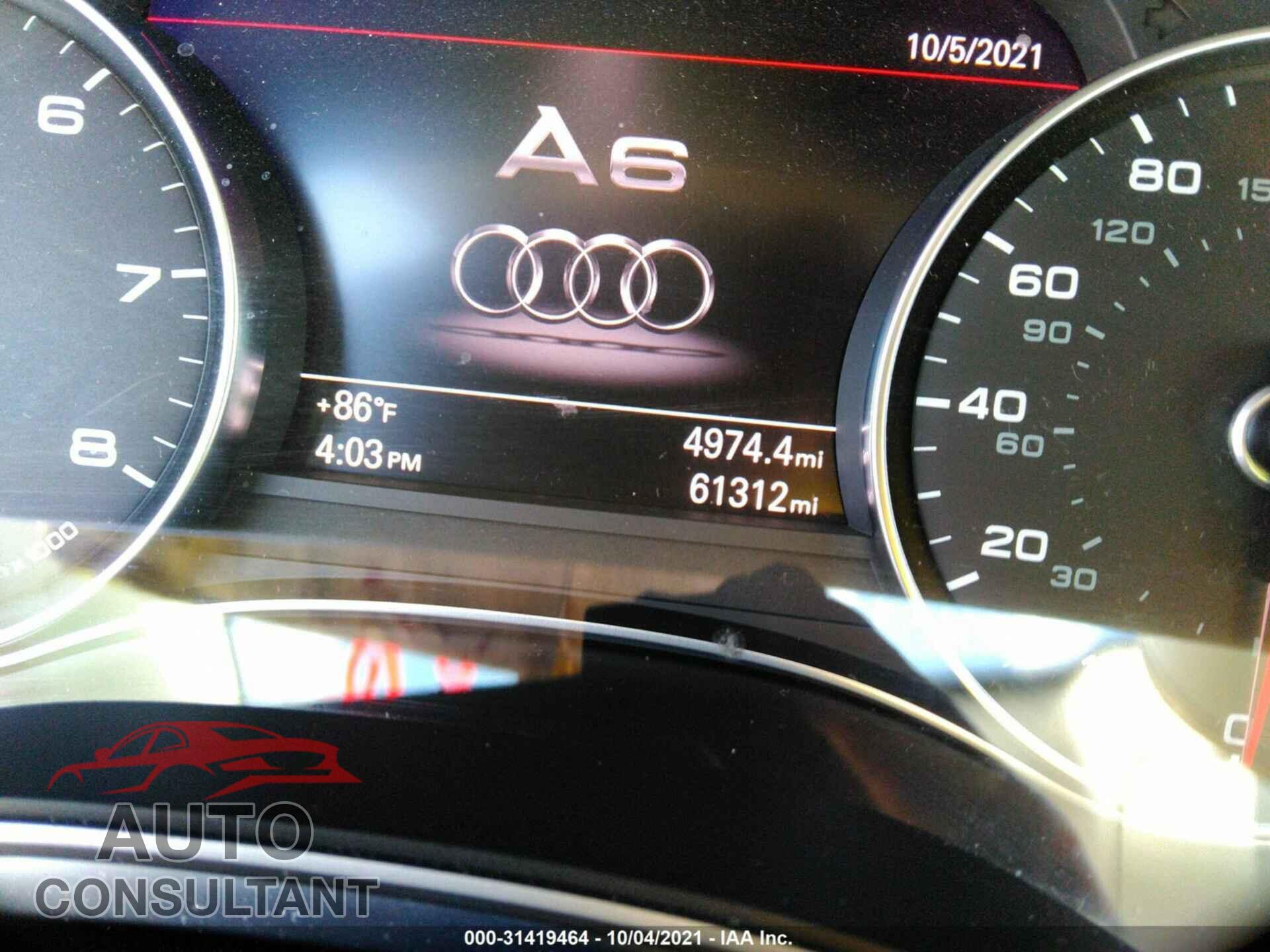 AUDI A6 2016 - WAUDFAFC2GN009414