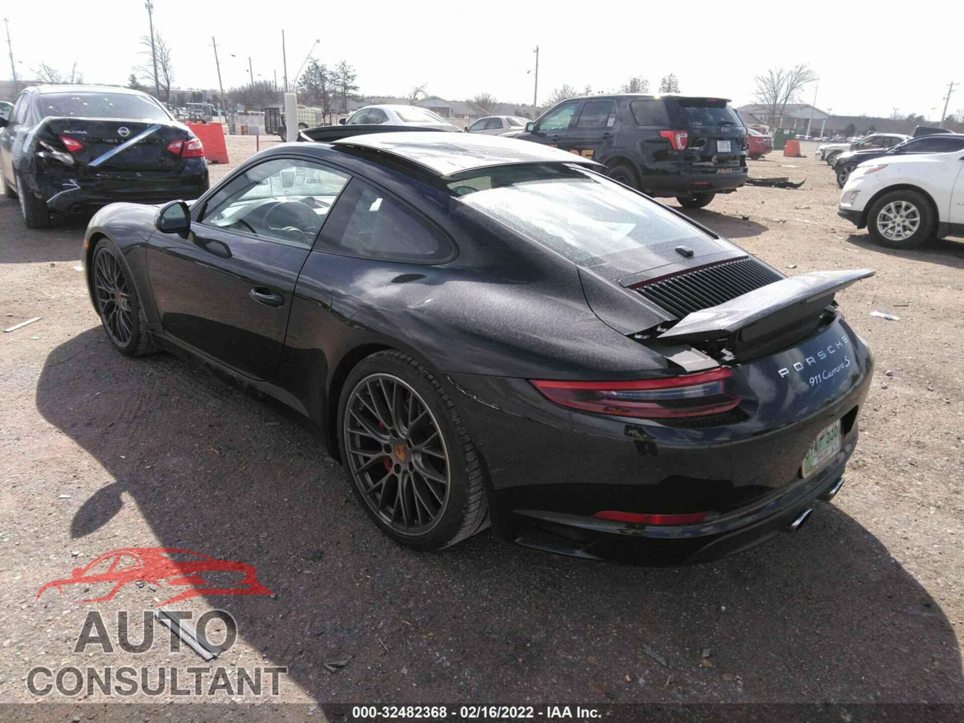 PORSCHE 911 2018 - WP0AB2A92JS123554