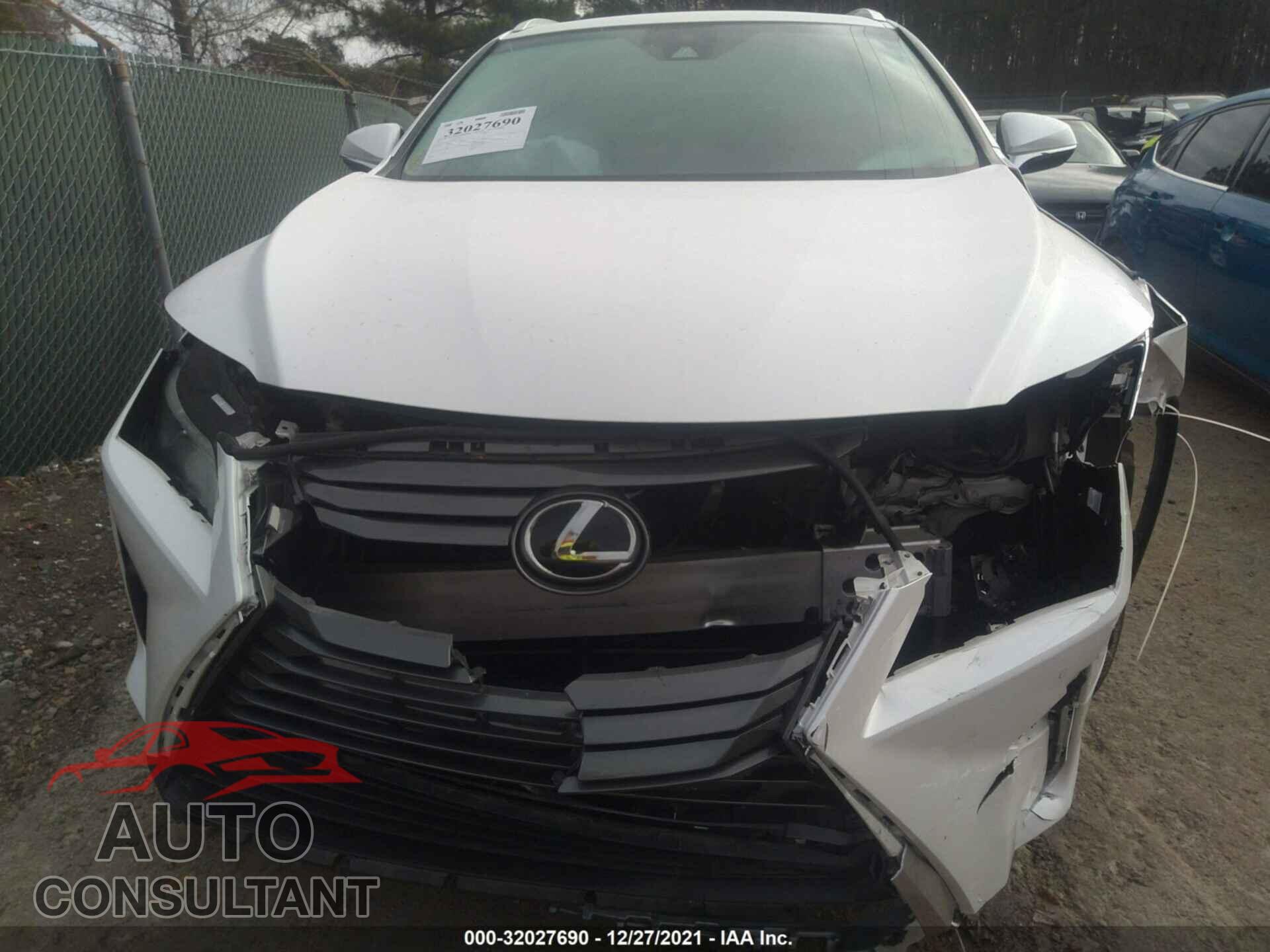 LEXUS RX 2017 - 2T2ZZMCA3HC073773