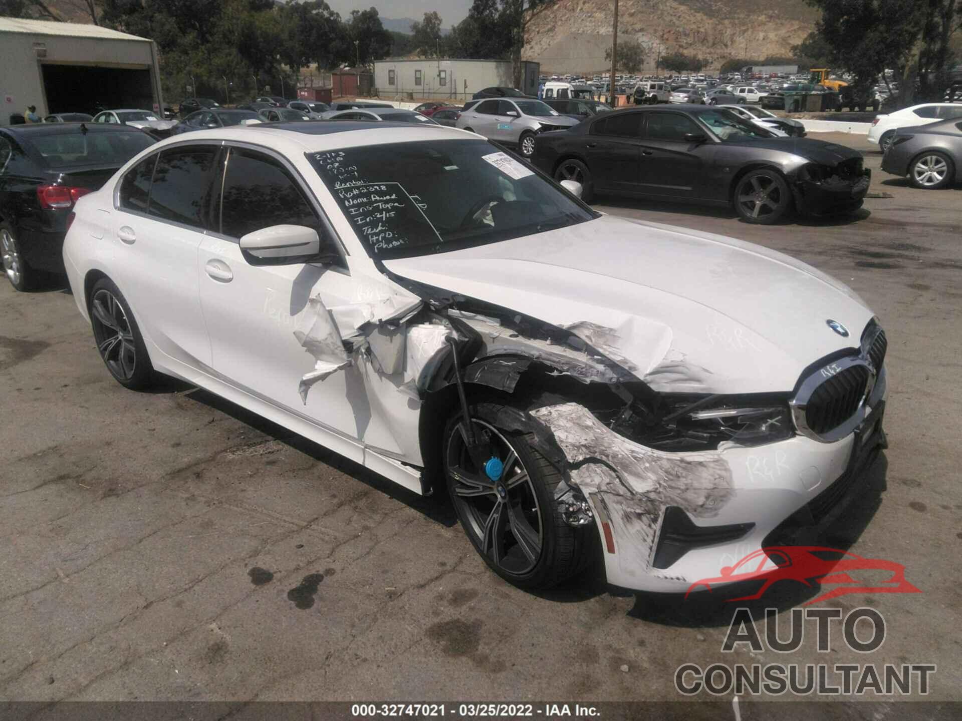 BMW 3 SERIES 2021 - 3MW5R1J00M8C20036