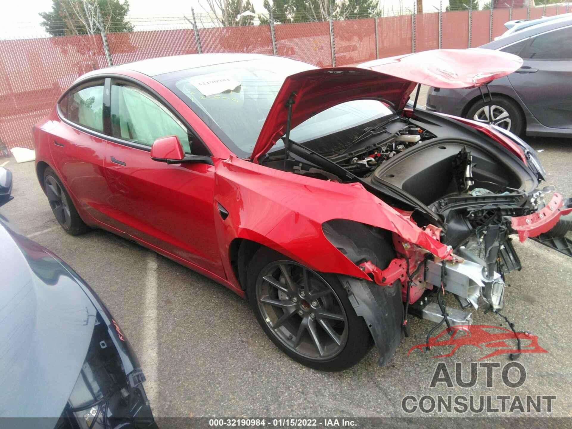 TESLA MODEL 3 2021 - 5YJ3E1EA2MF868255