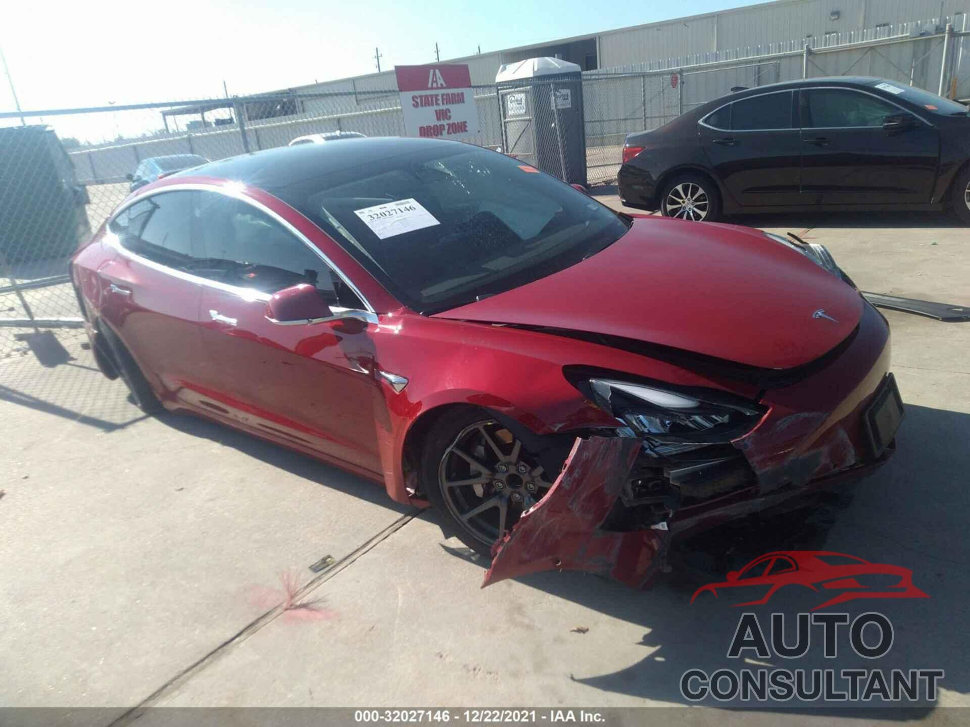 TESLA MODEL 3 2019 - 5YJ3E1EA3KF428199