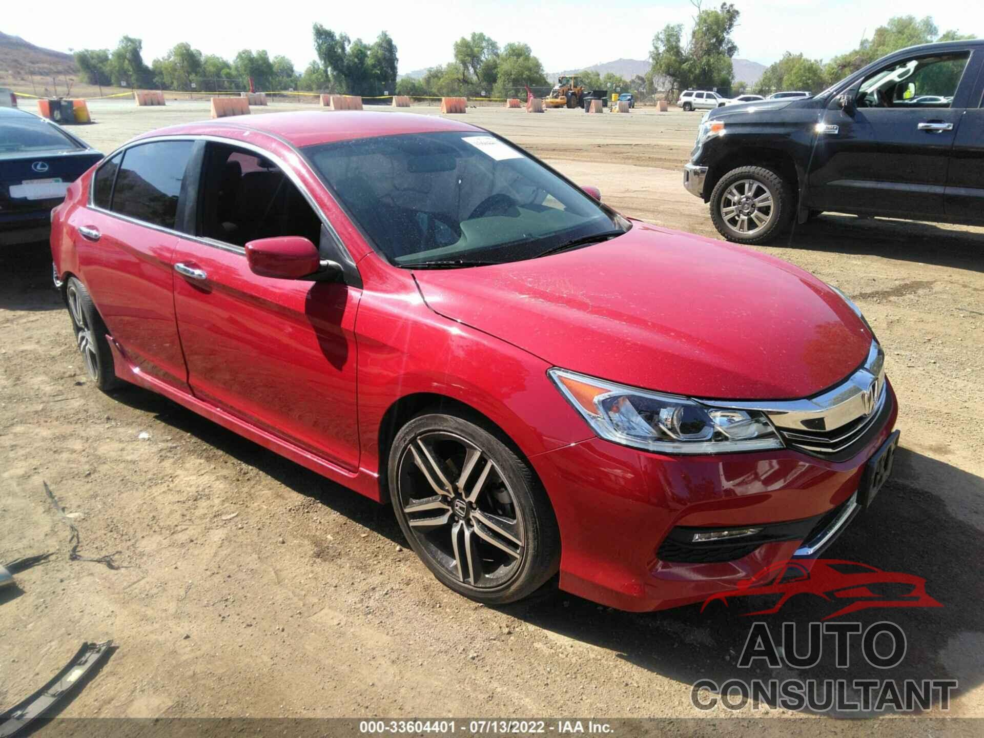 HONDA ACCORD SEDAN 2017 - 1HGCR2F54HA067094