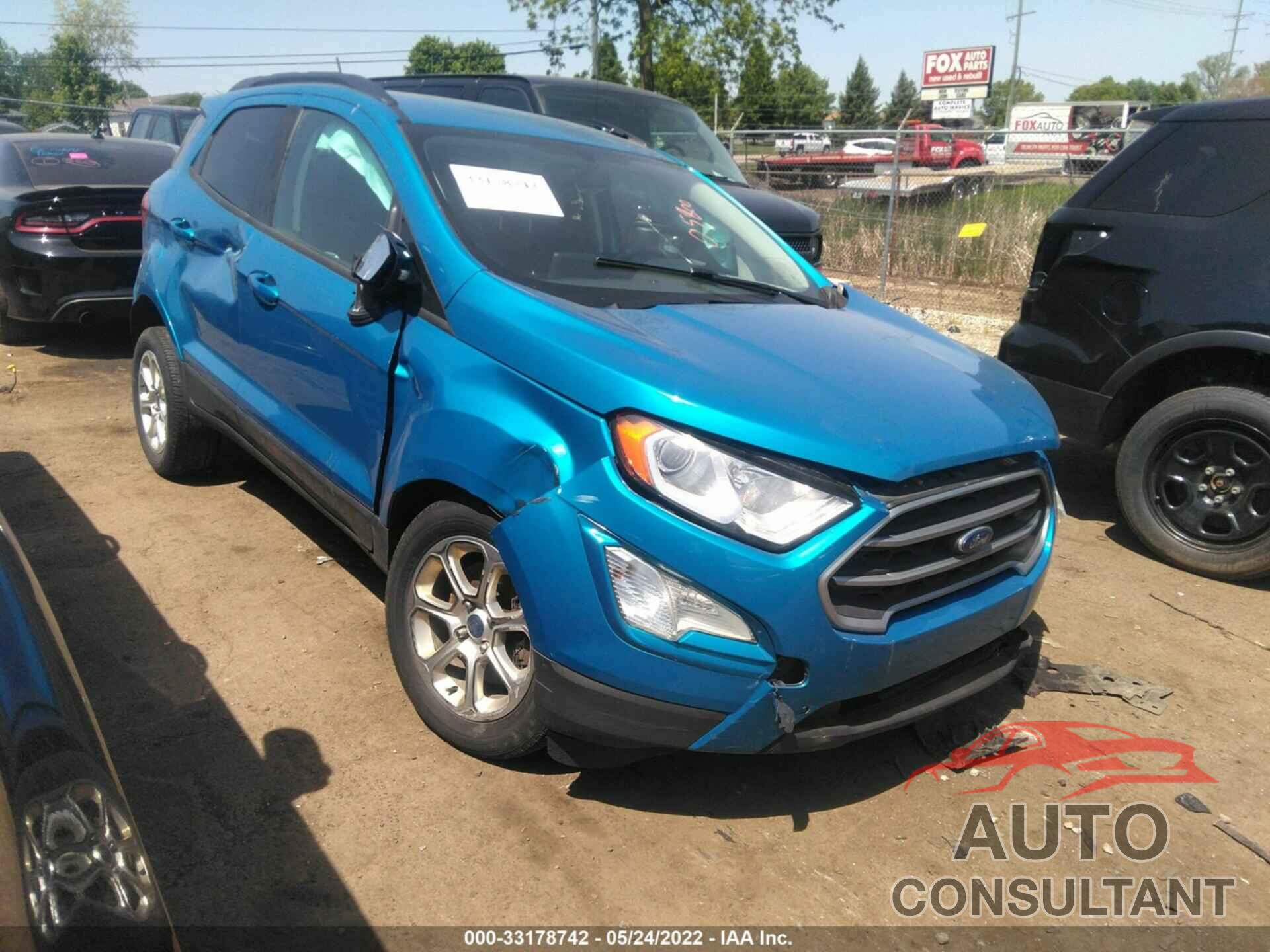 FORD ECOSPORT 2018 - MAJ3P1TE9JC205800