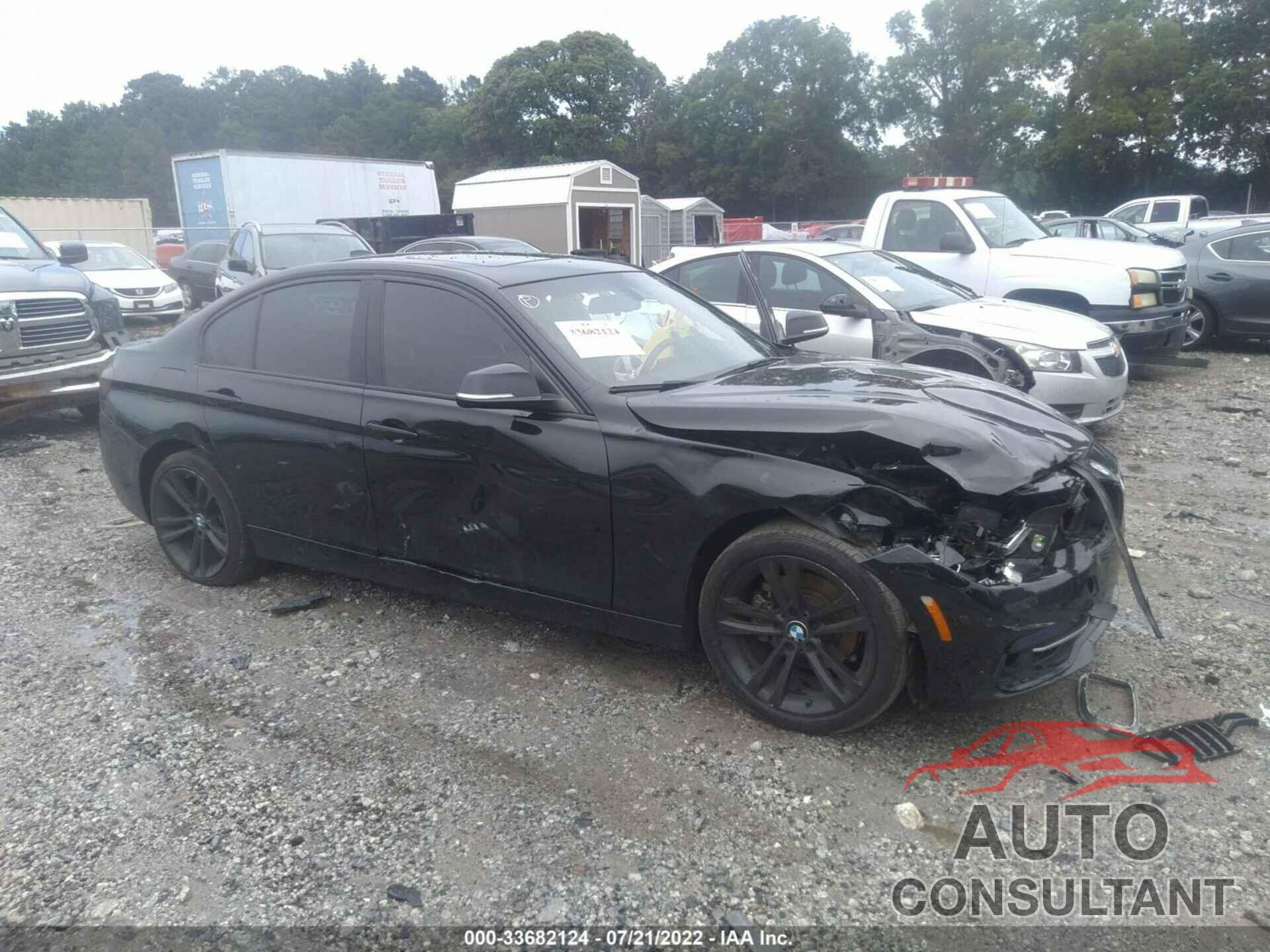 BMW 3 SERIES 2016 - WBA8E9G5XGNT86804