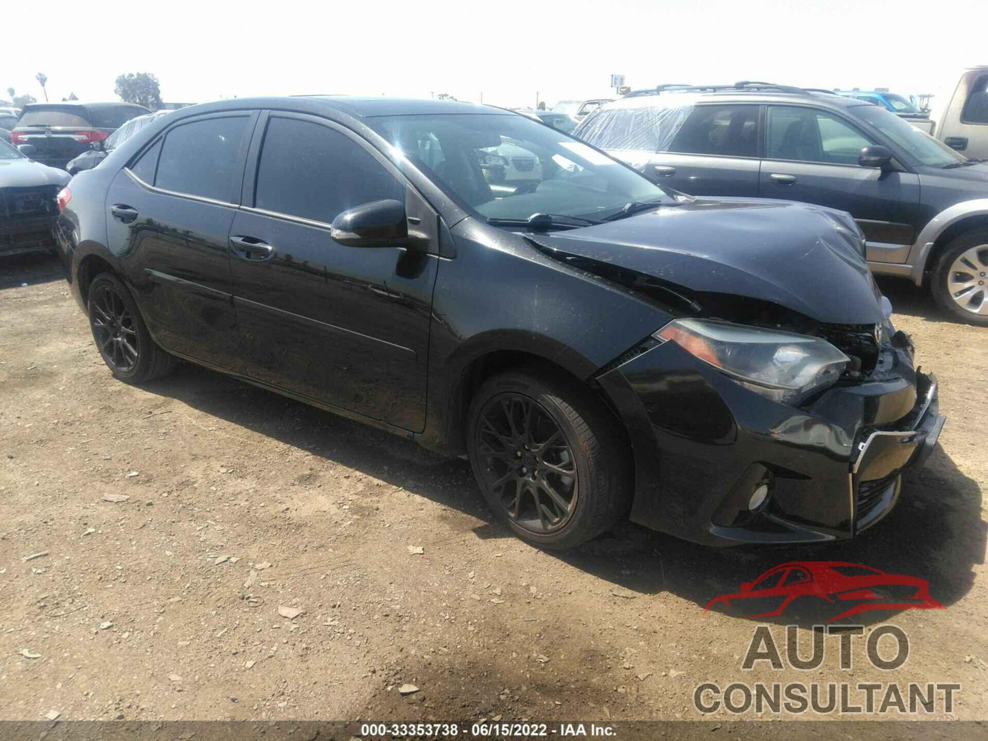 TOYOTA COROLLA 2016 - 2T1BURHE6GC547128
