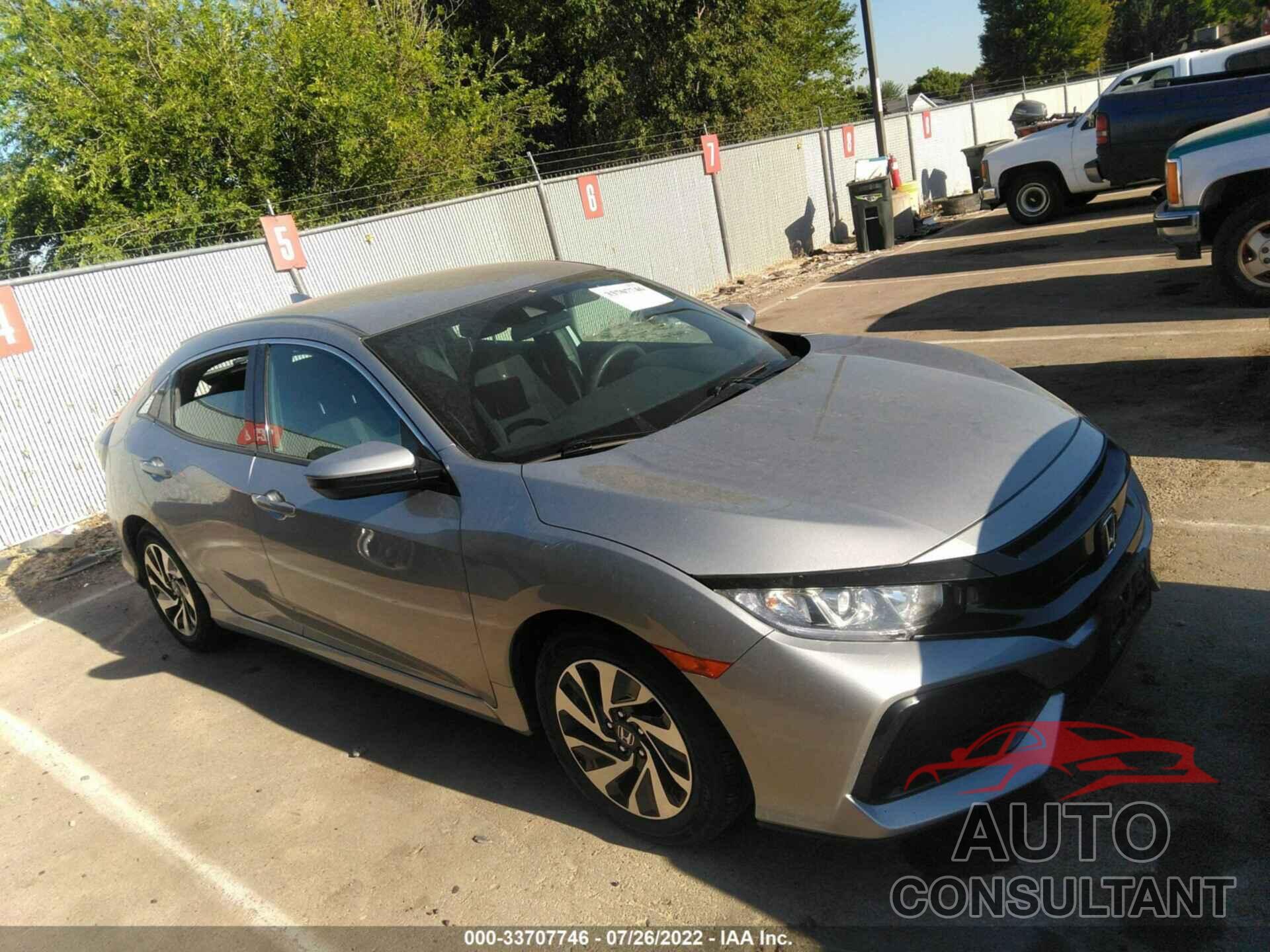 HONDA CIVIC HATCHBACK 2018 - SHHFK7H35JU220411