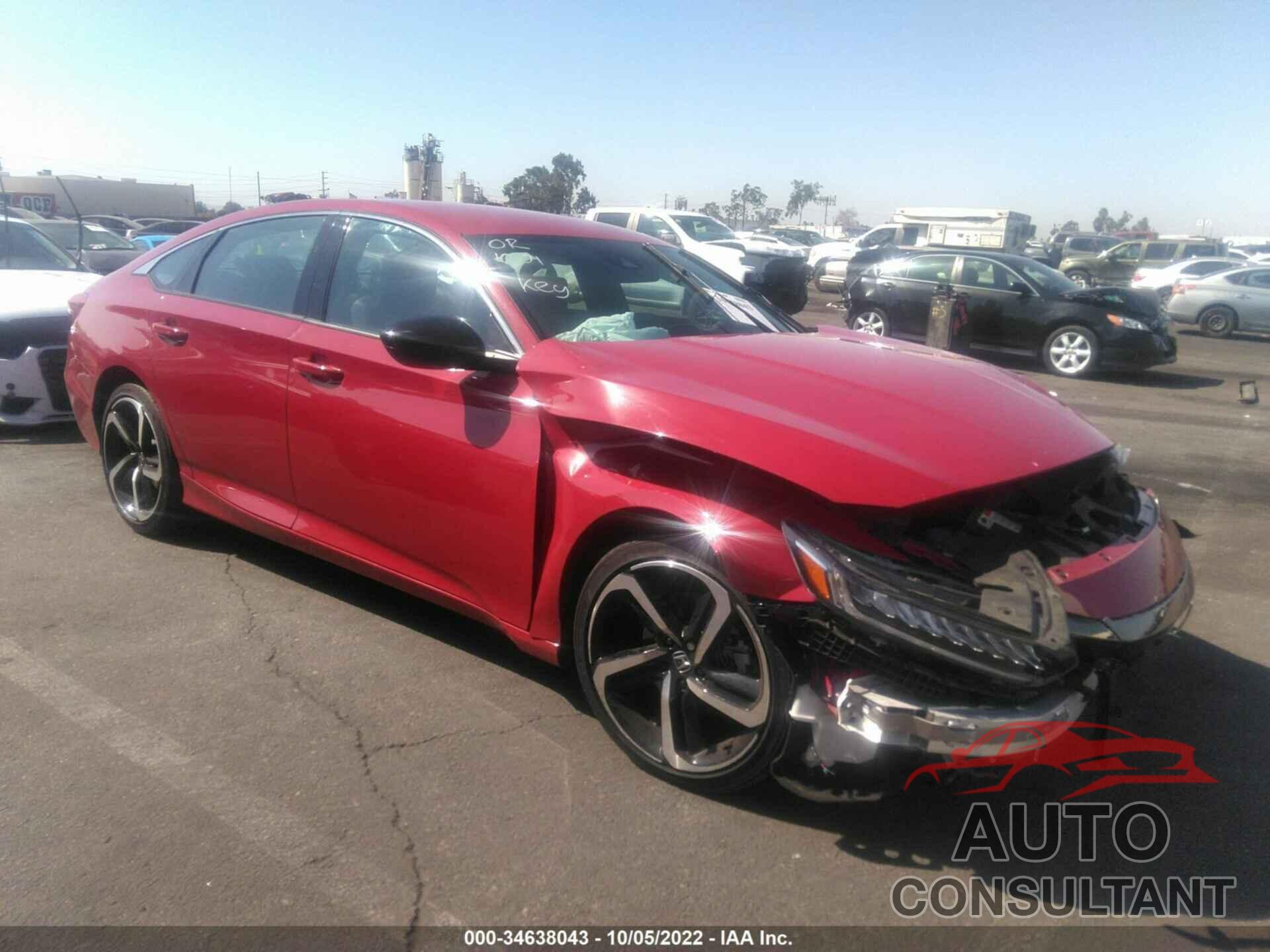 HONDA ACCORD SEDAN 2021 - 1HGCV1F33MA077971