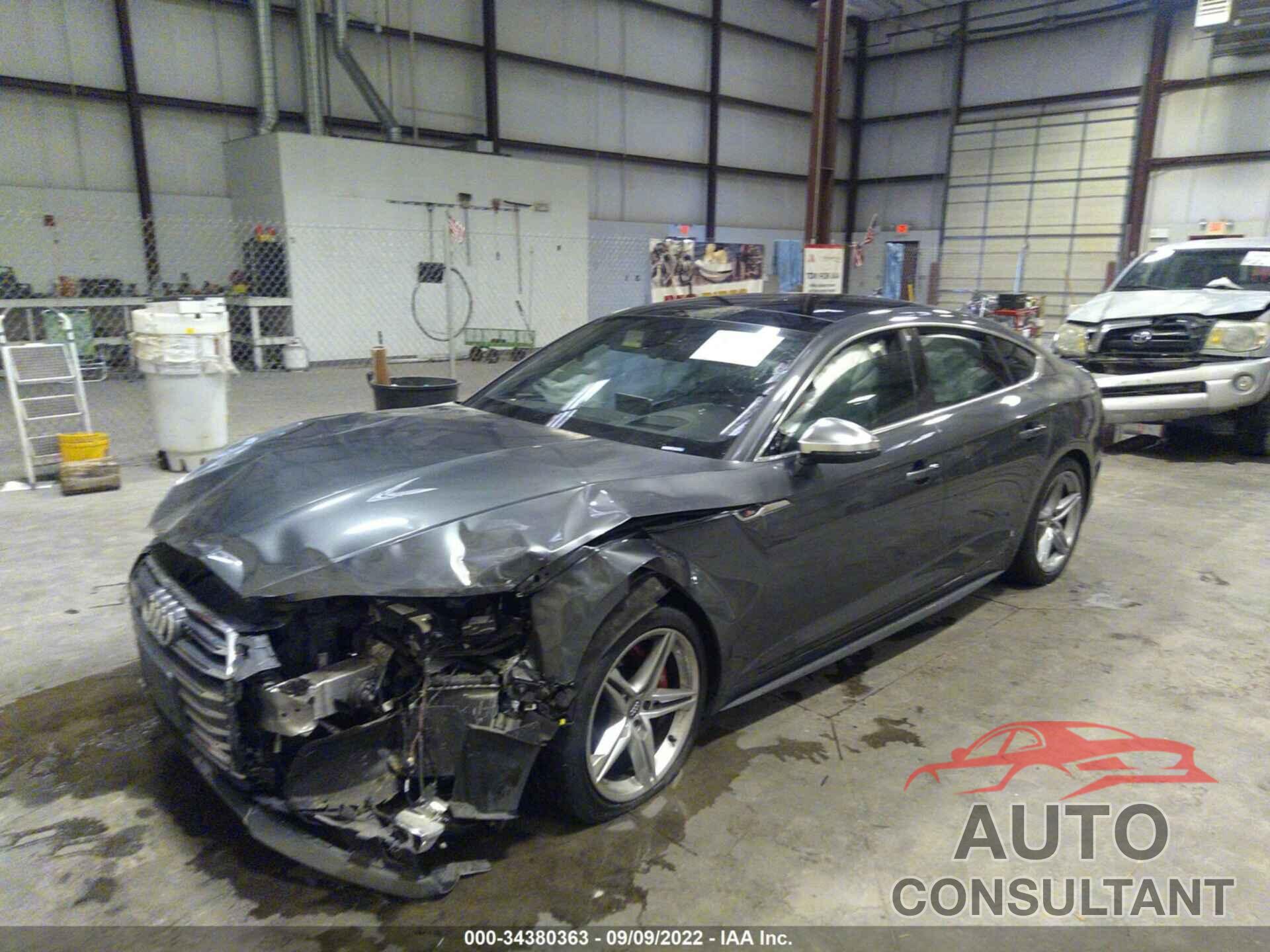 AUDI S5 SPORTBACK 2018 - WAUC4DF59JA093847