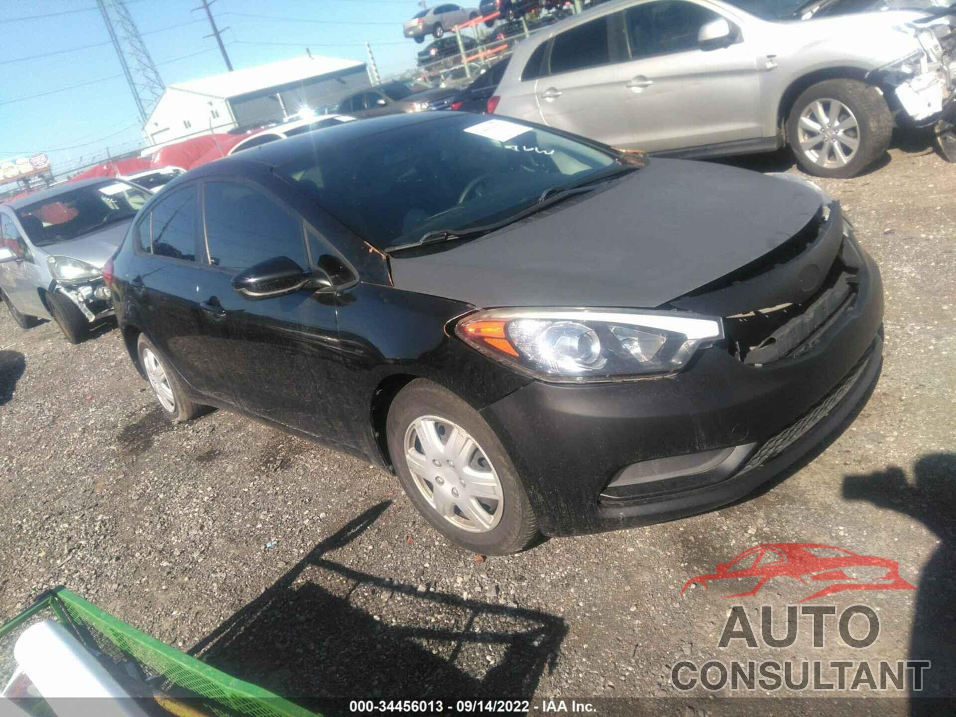 KIA FORTE 2016 - KNAFK4A62G5487145