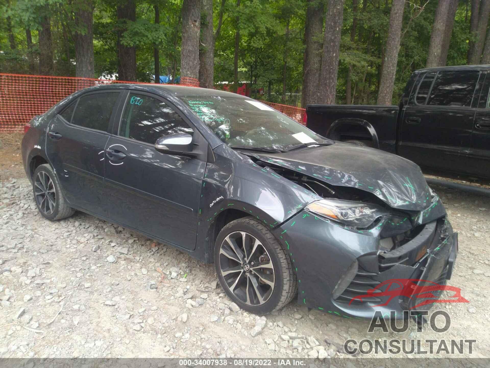 TOYOTA COROLLA 2018 - 2T1BURHEXJC035606