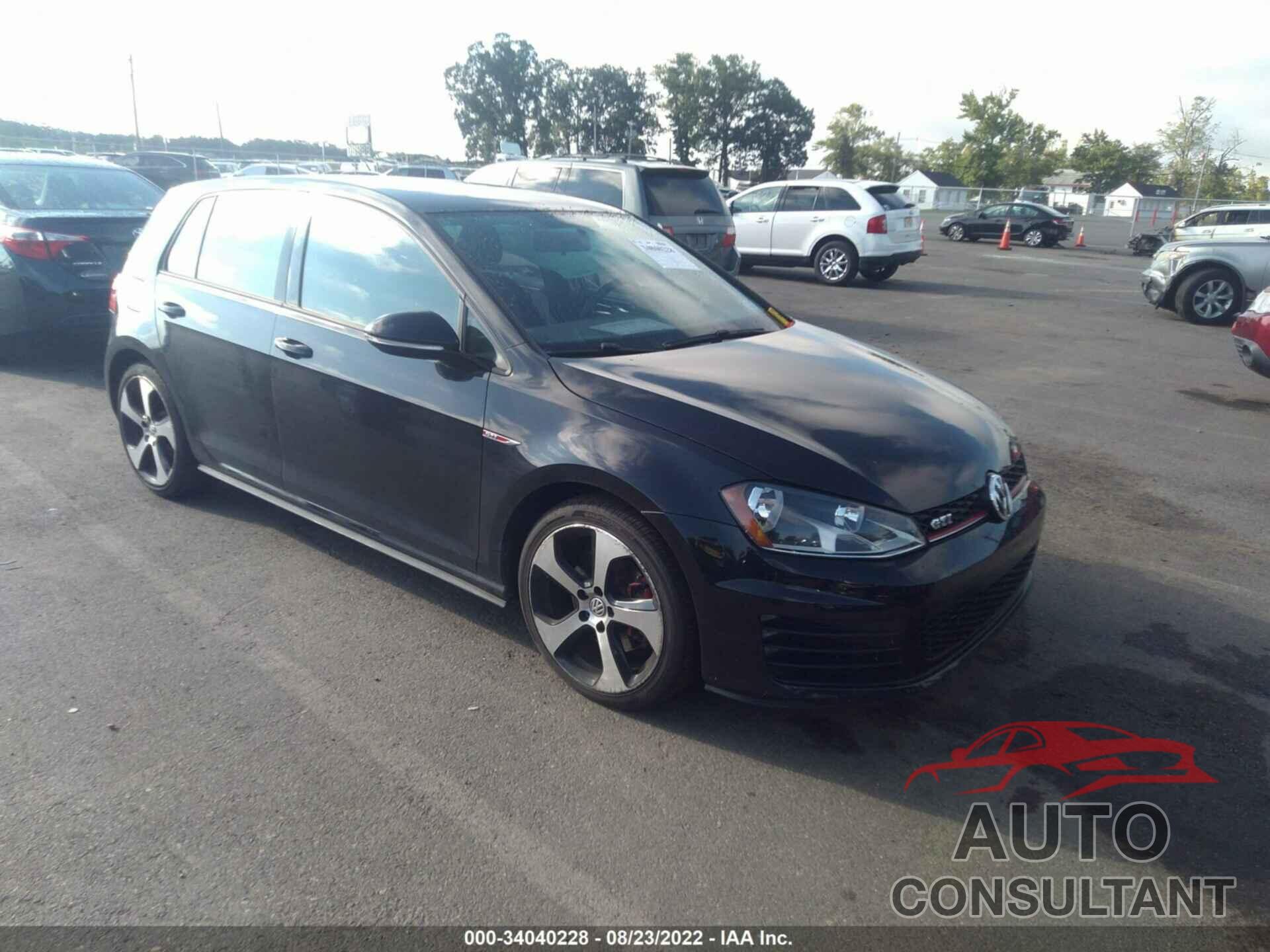 VOLKSWAGEN GOLF GTI 2017 - 3VW4T7AU4HM071582