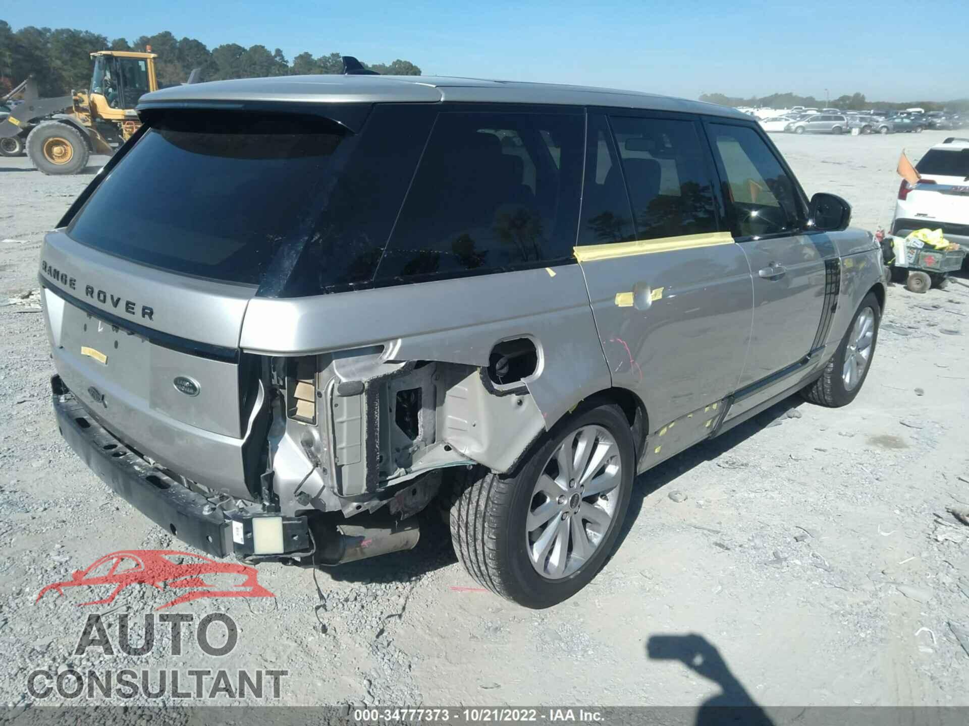 LAND ROVER RANGE ROVER 2016 - SALGS2VF9GA257074