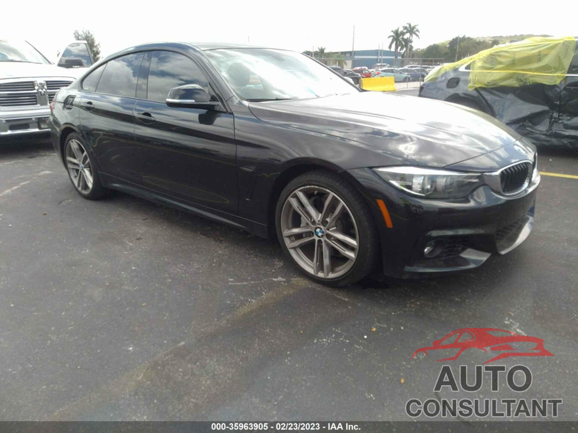 BMW 4 SERIES 2018 - WBA4J5C51JBF07126