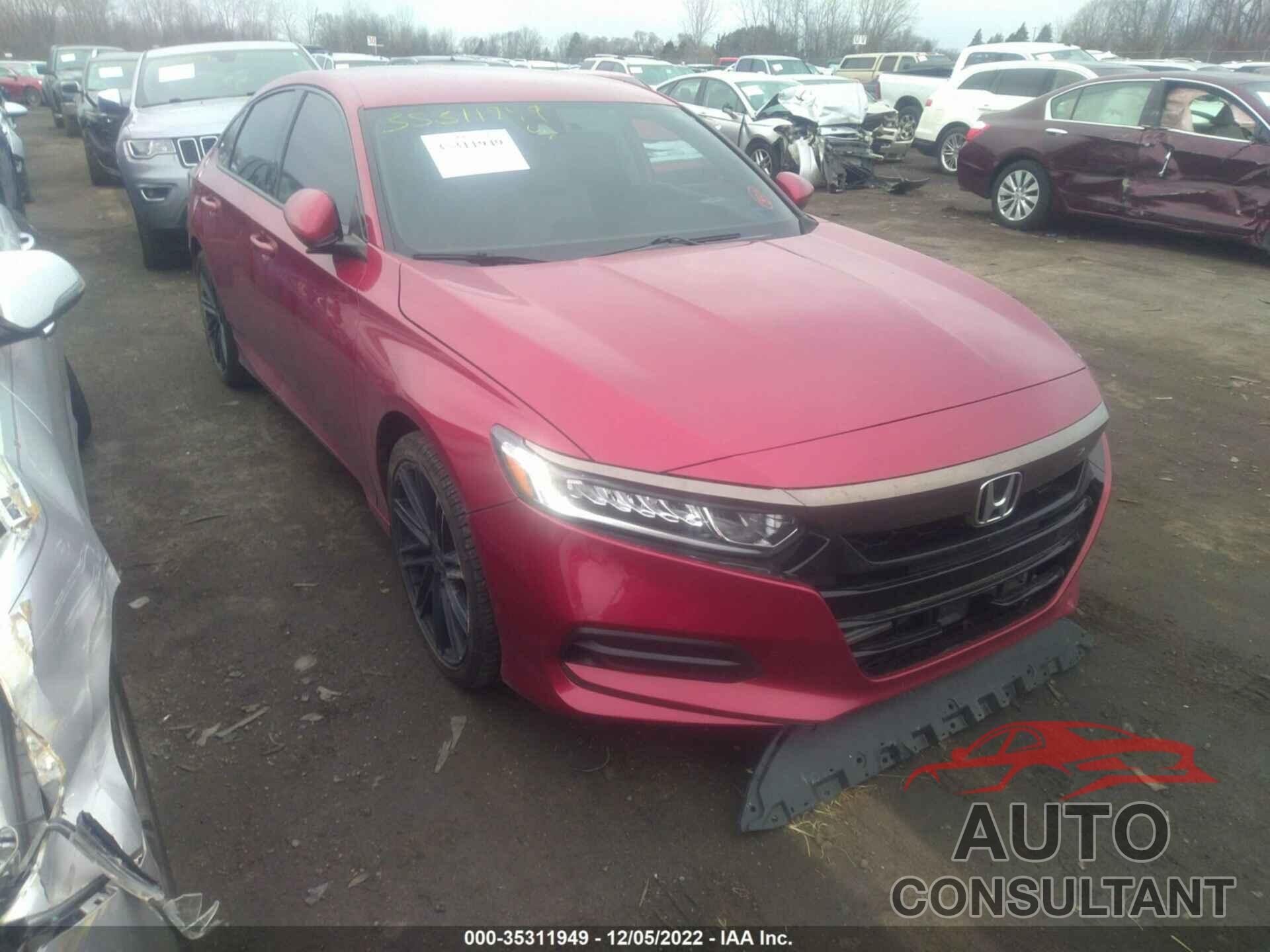 HONDA ACCORD SEDAN 2018 - 1HGCV1F18JA039663