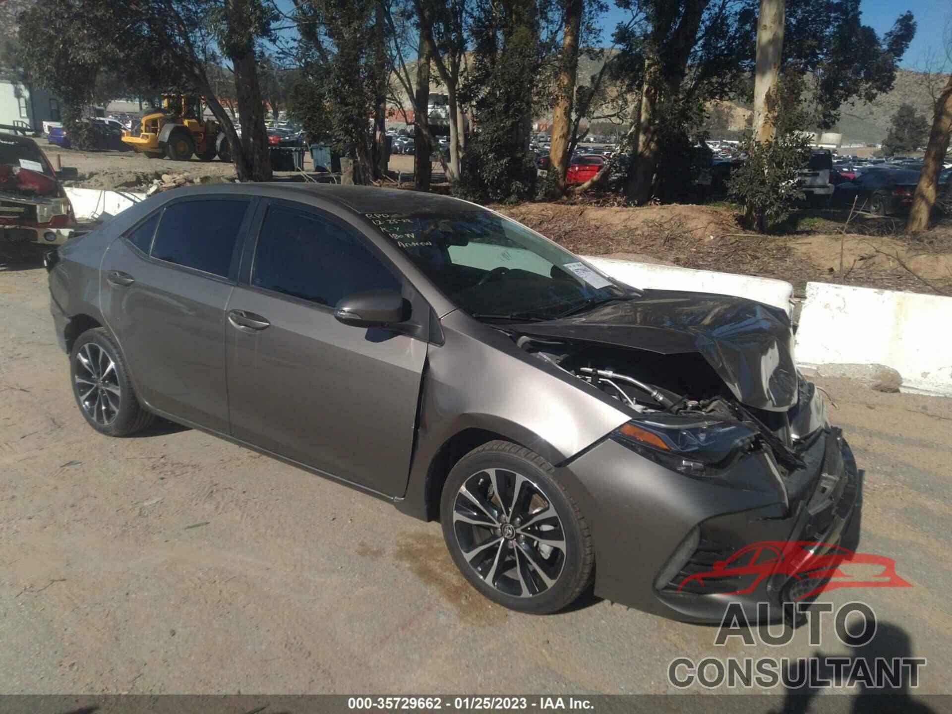 TOYOTA COROLLA 2019 - 5YFBURHE9KP893165