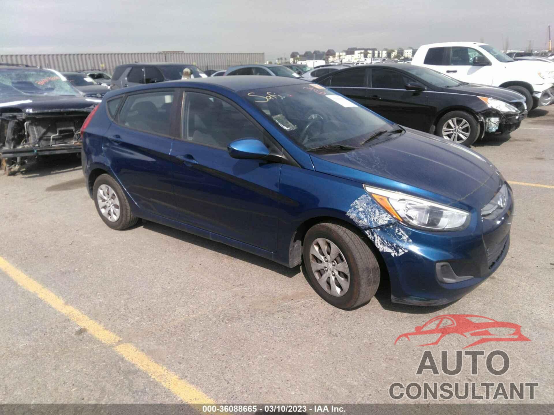 HYUNDAI ACCENT 2016 - KMHCT5AE3GU280507