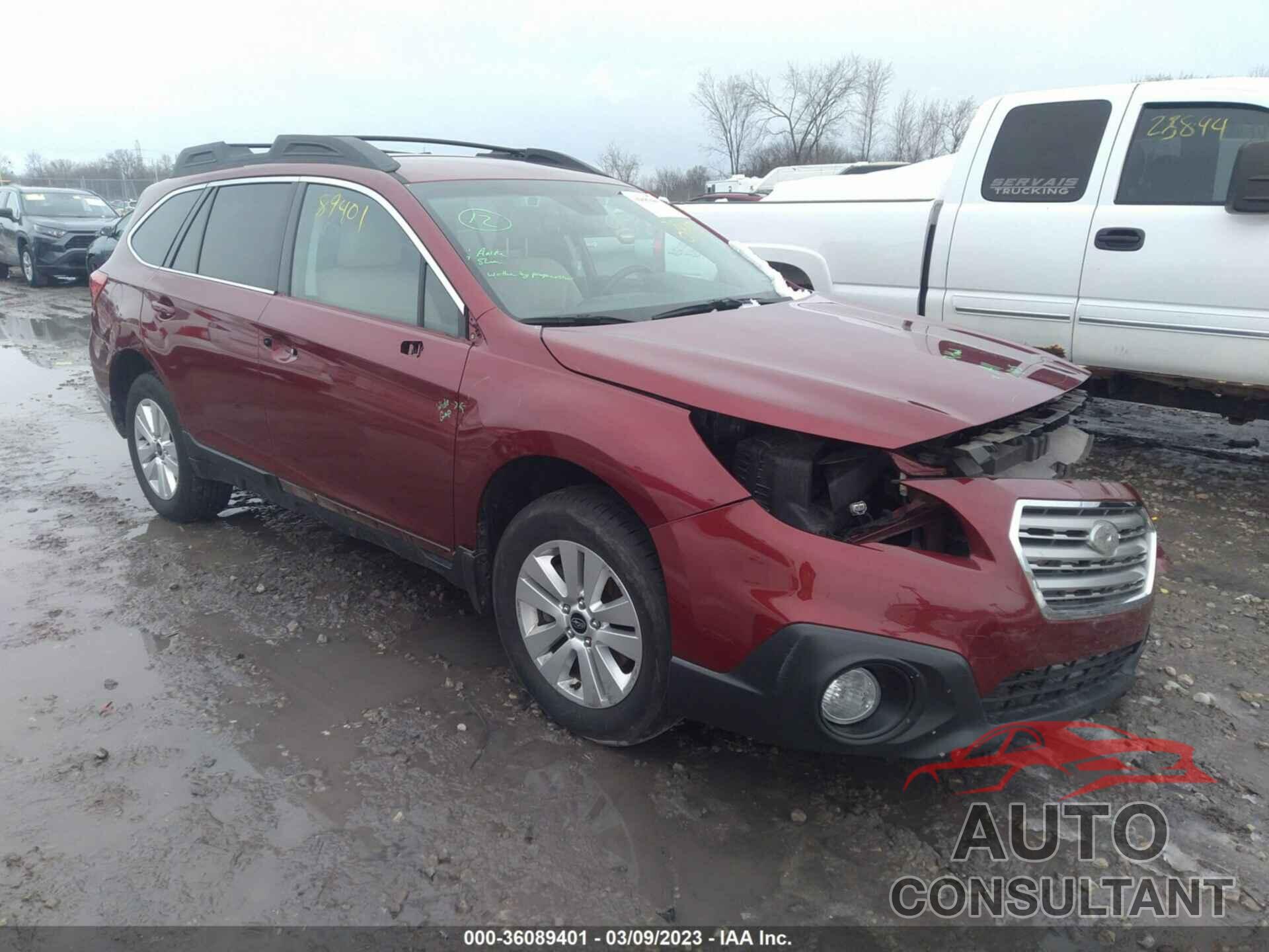 SUBARU OUTBACK 2017 - 4S4BSAFC4H3400174