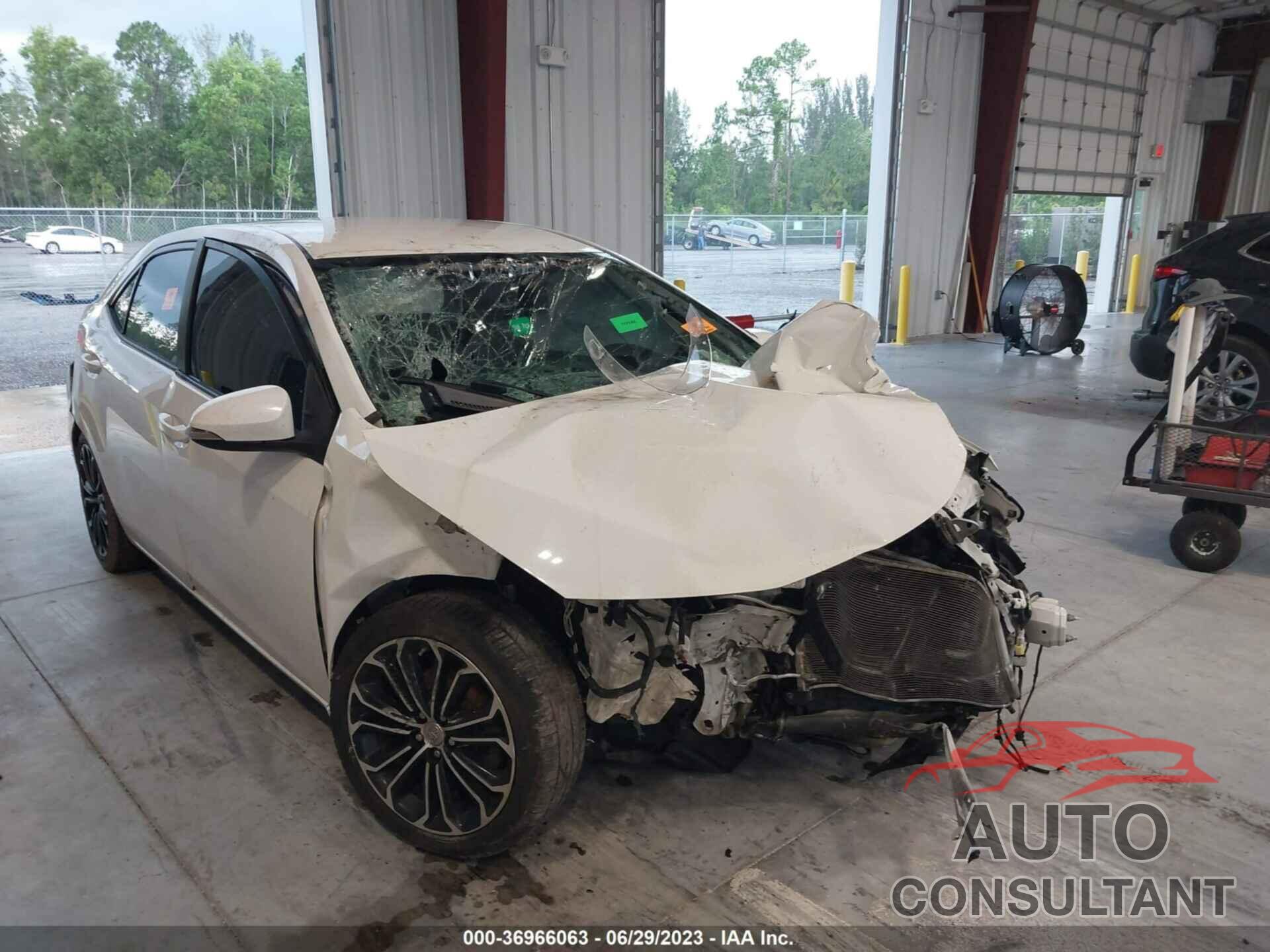 TOYOTA COROLLA 2016 - 2T1BURHE8GC594421