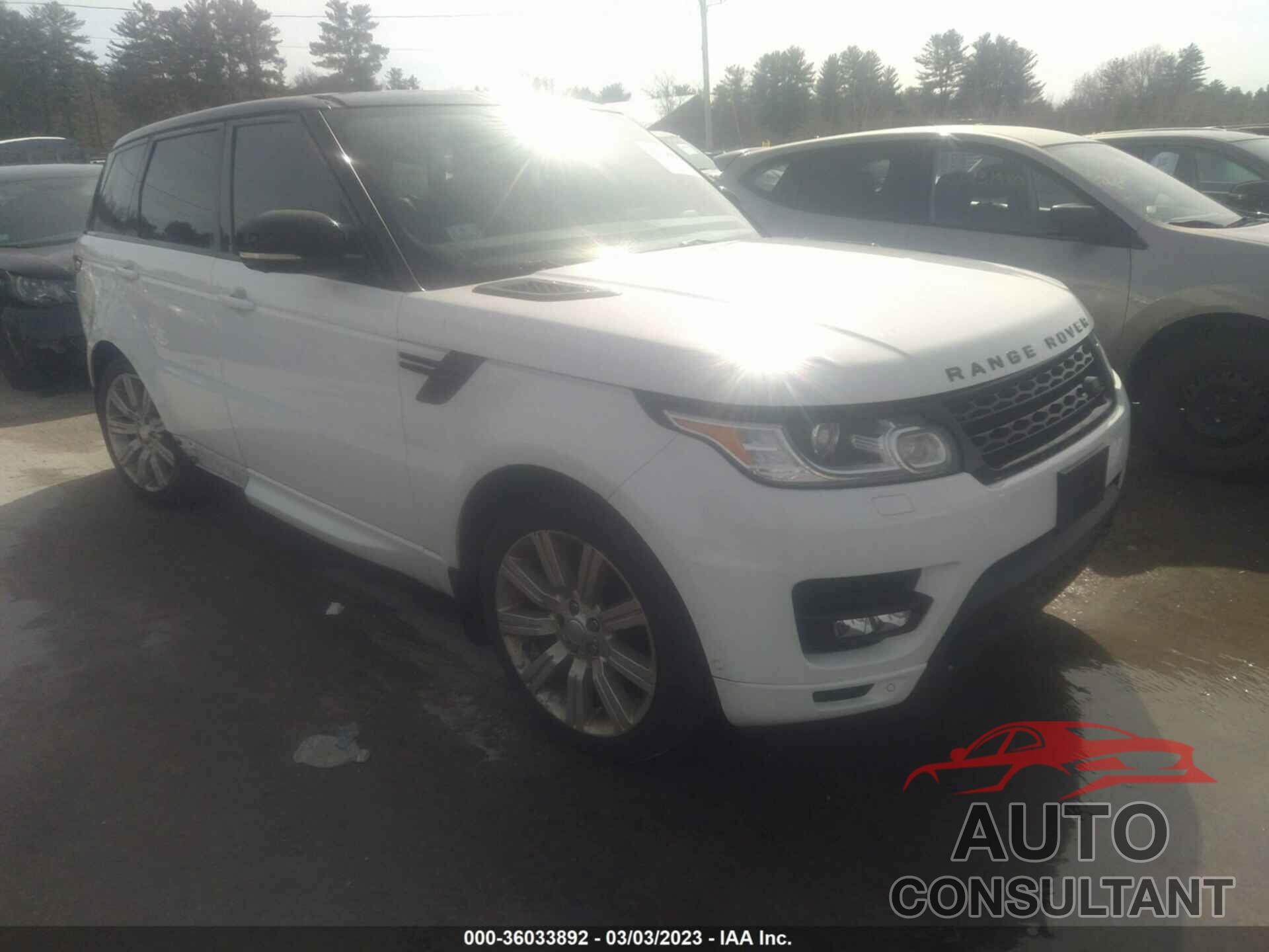 LAND ROVER RANGE ROVER SPORT 2016 - SALWR2VFXGA556550