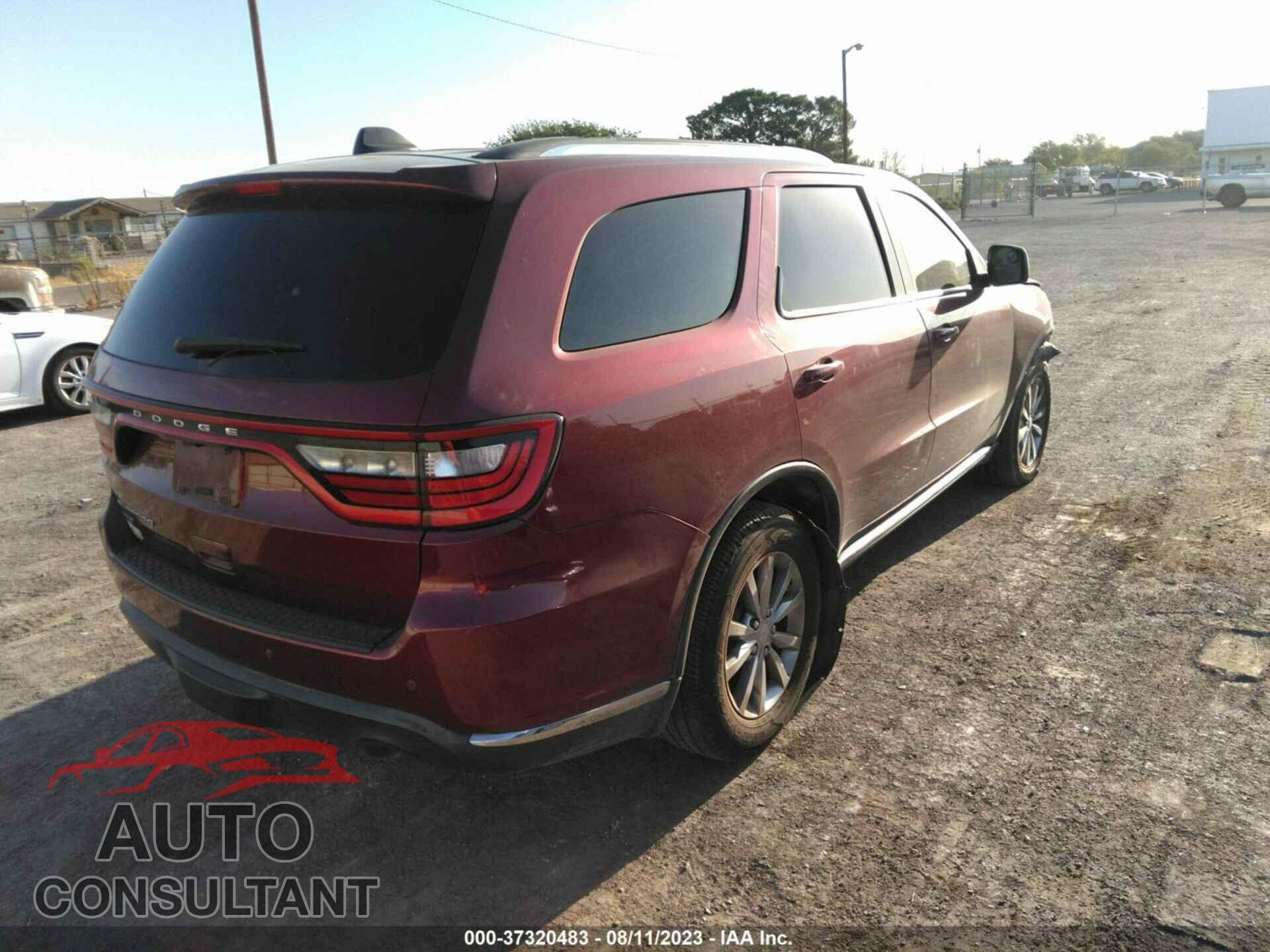 DODGE DURANGO 2017 - 1C4RDJAGXHC829374