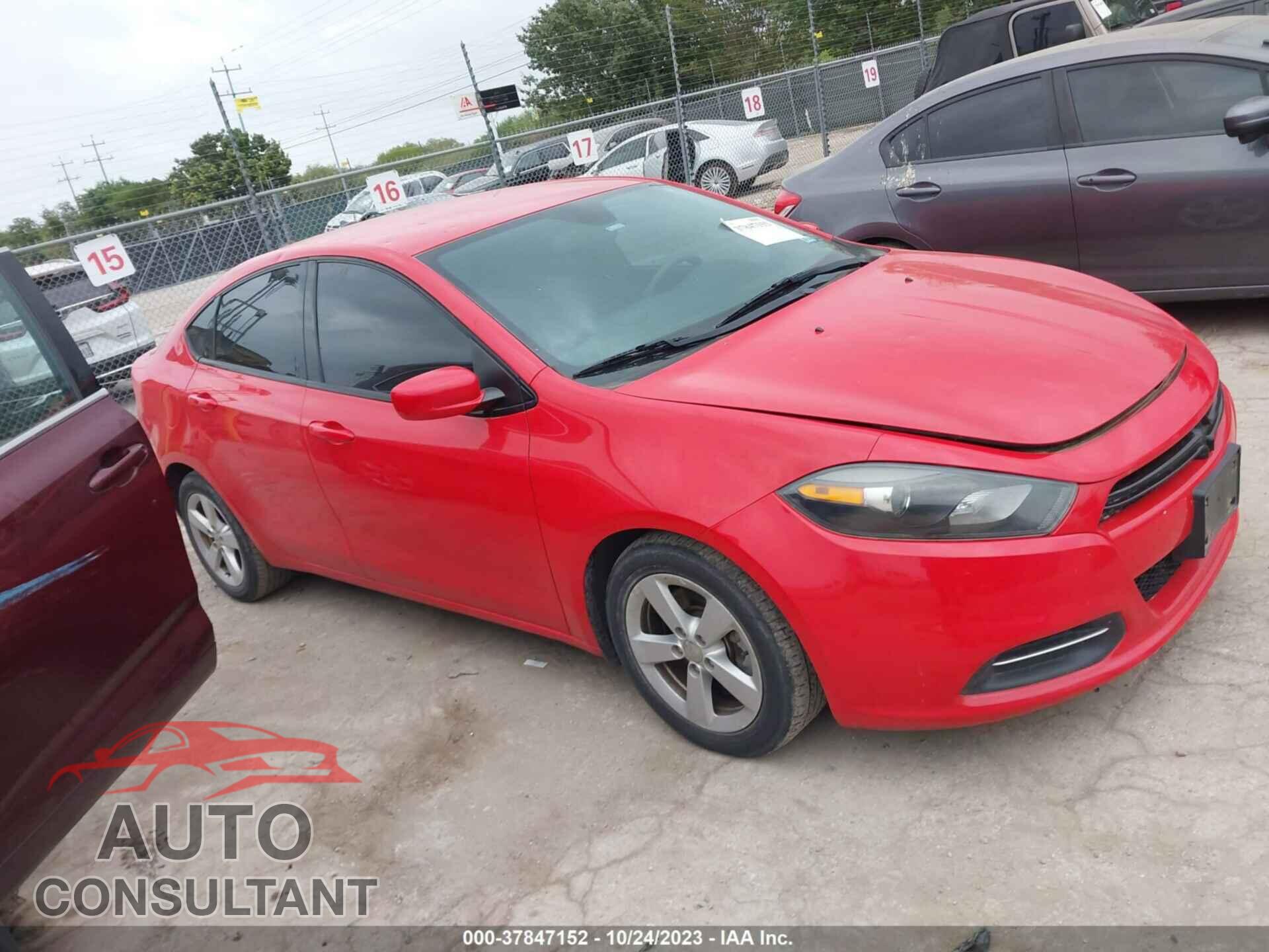 DODGE DART 2016 - 1C3CDFBA7GD609748
