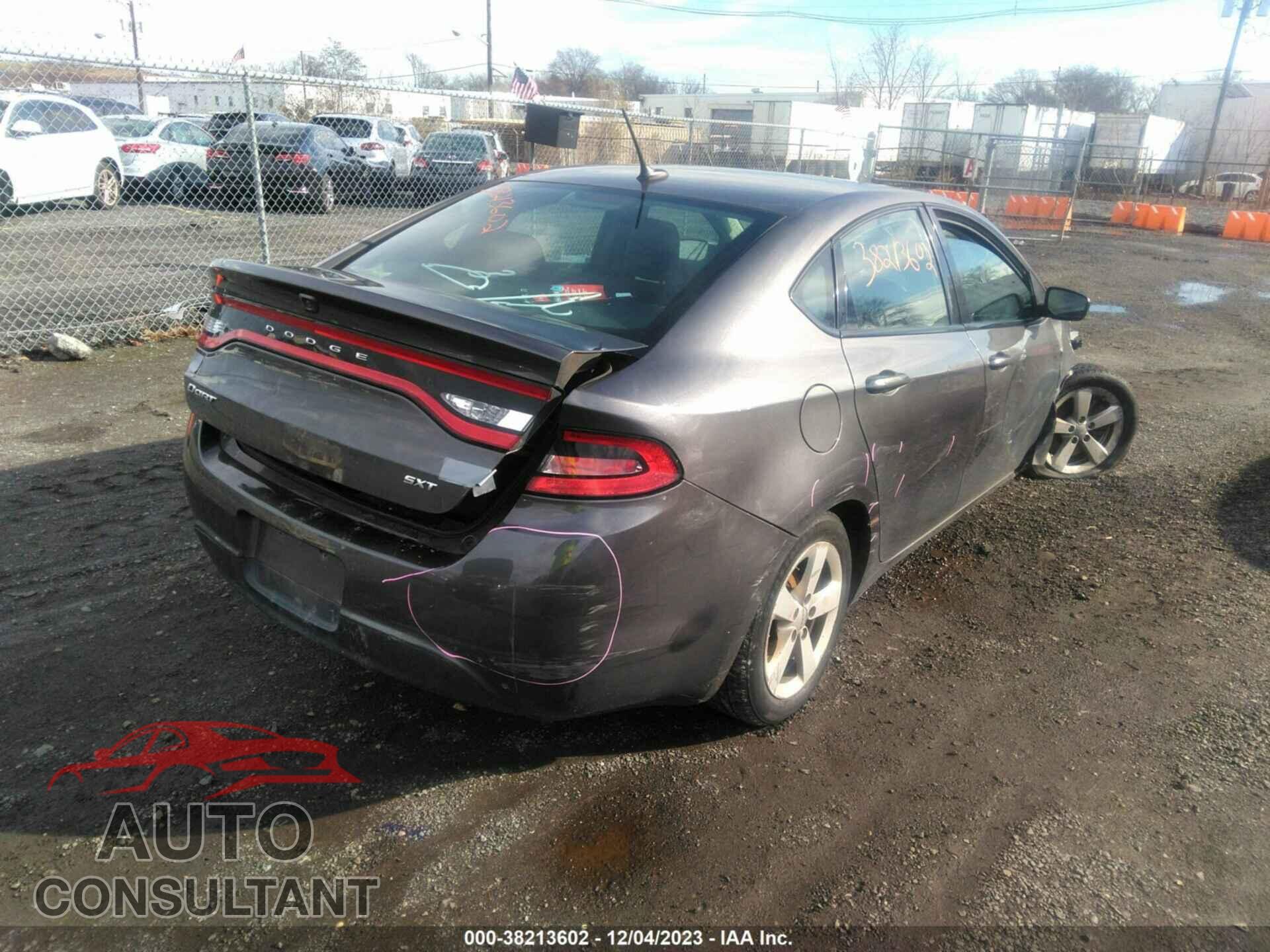 DODGE DART 2016 - 1C3CDFBB0GD100030
