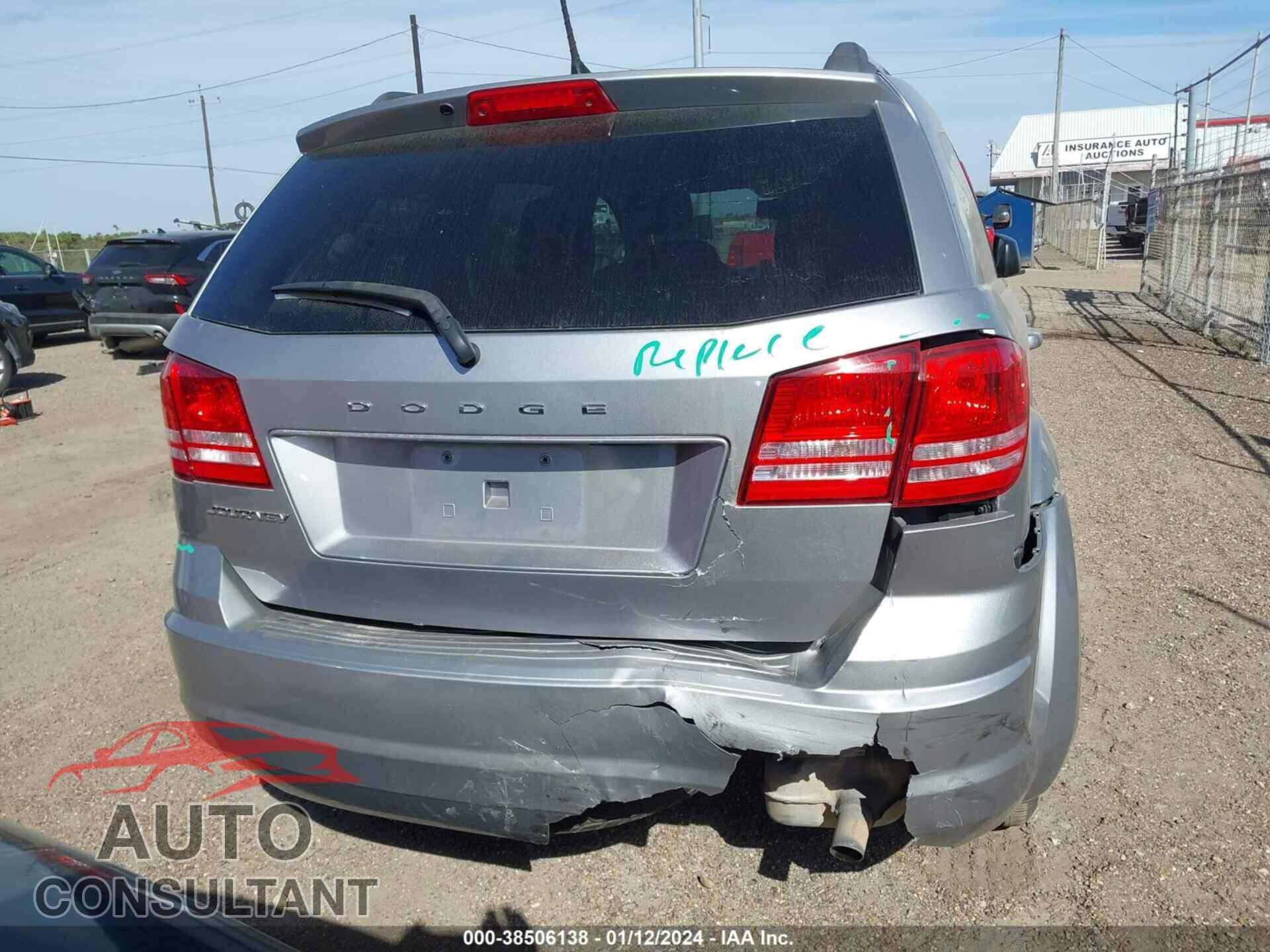 DODGE JOURNEY 2017 - 3C4PDCAB5HT638215