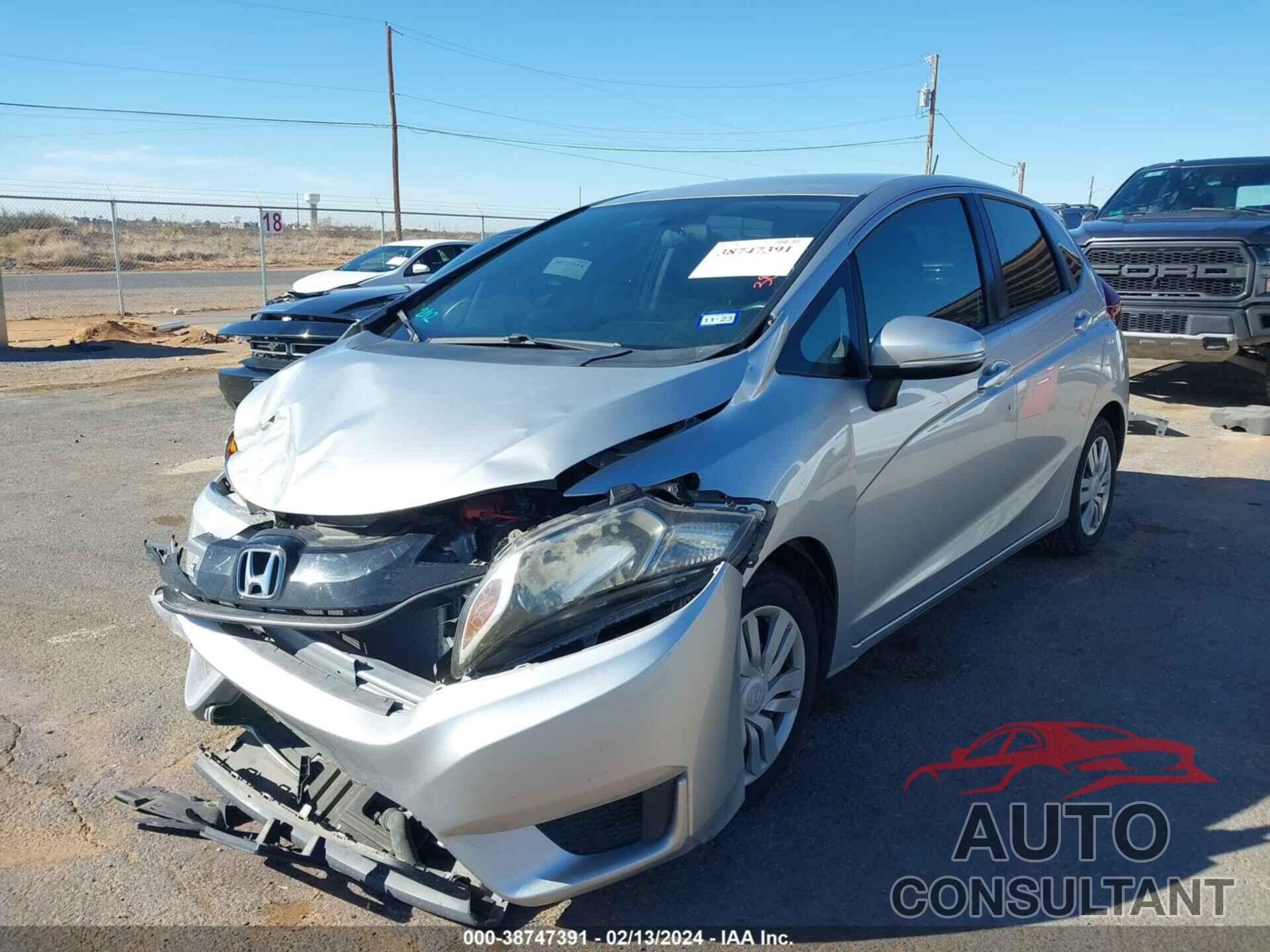 HONDA FIT 2016 - JHMGK5H52GS014372