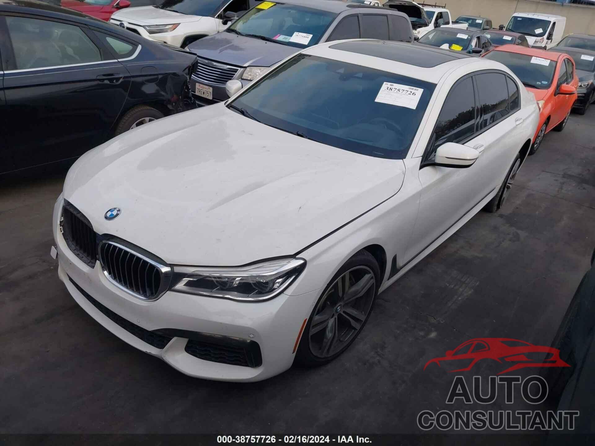 BMW 750I 2019 - WBA7F0C53KGM24428