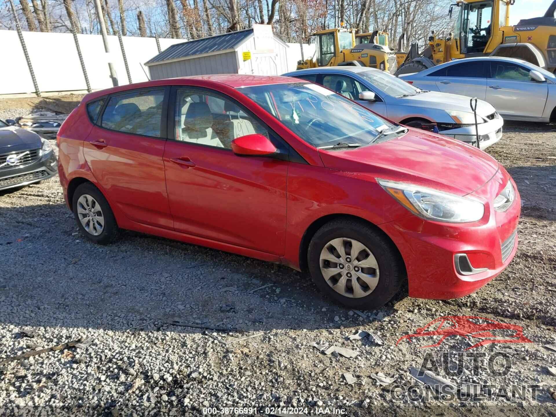 HYUNDAI ACCENT 2016 - KMHCT5AE8GU275190