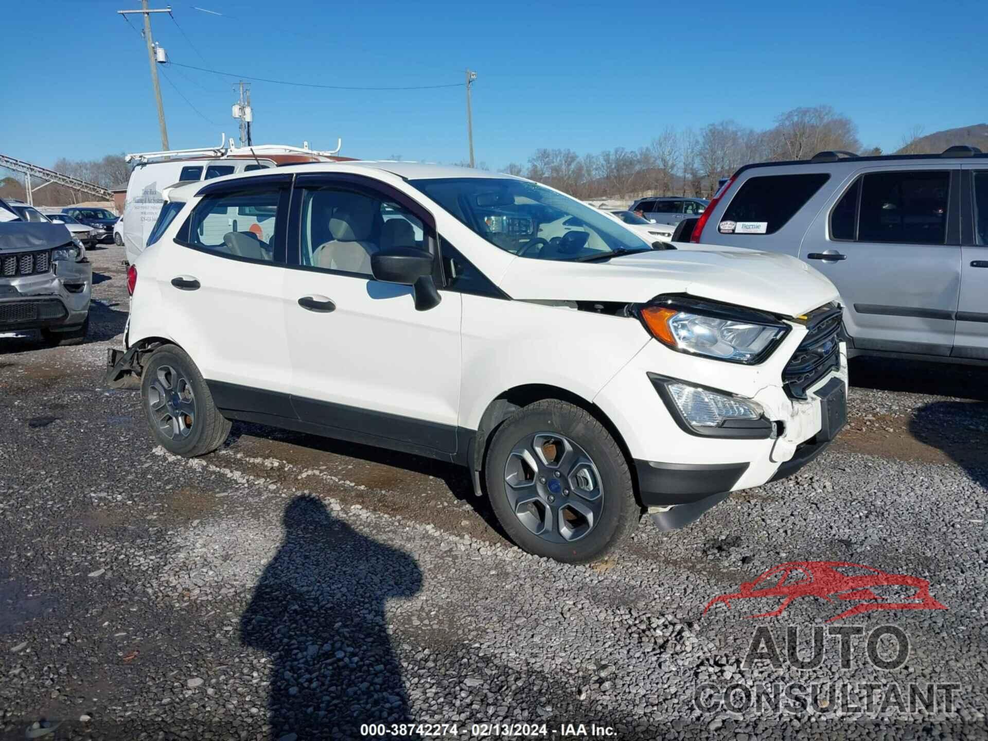 FORD ECOSPORT 2021 - MAJ6S3FL3MC407585