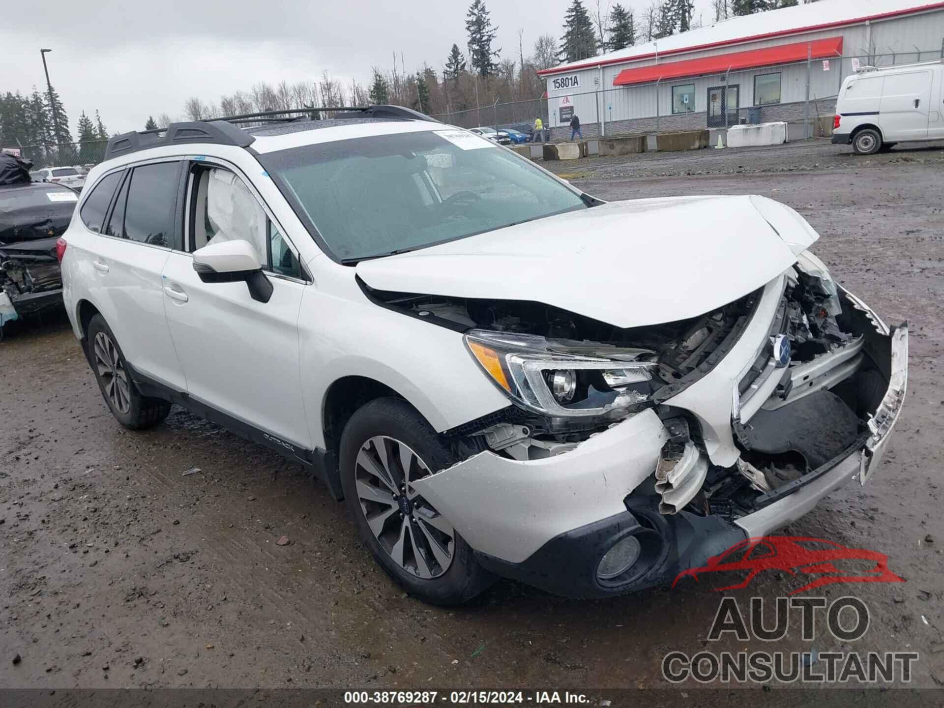 SUBARU OUTBACK 2016 - 4S4BSALC3G3308136