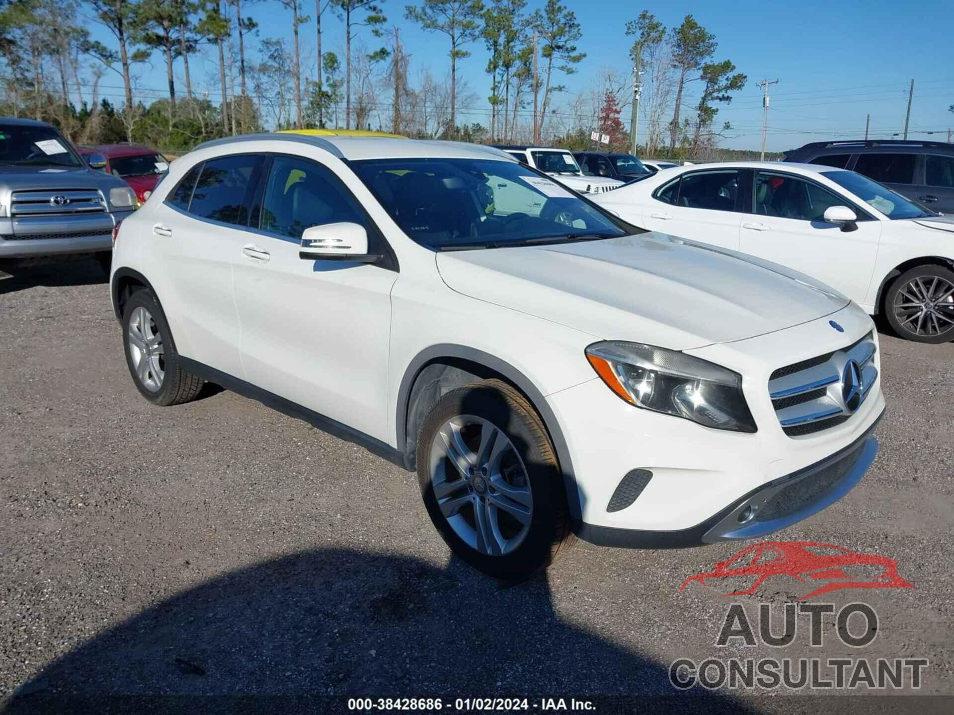 MERCEDES-BENZ GLA 250 2017 - WDCTG4GB8HJ331772